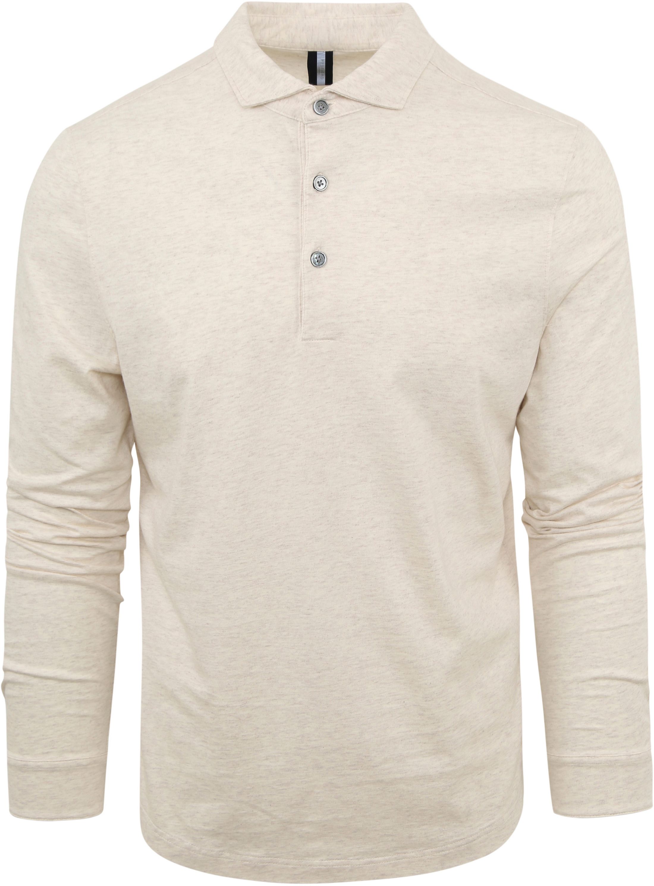 Profuomo Polo Manches Longues Beige Melange PP2J00001C commander en ligne | Suitable