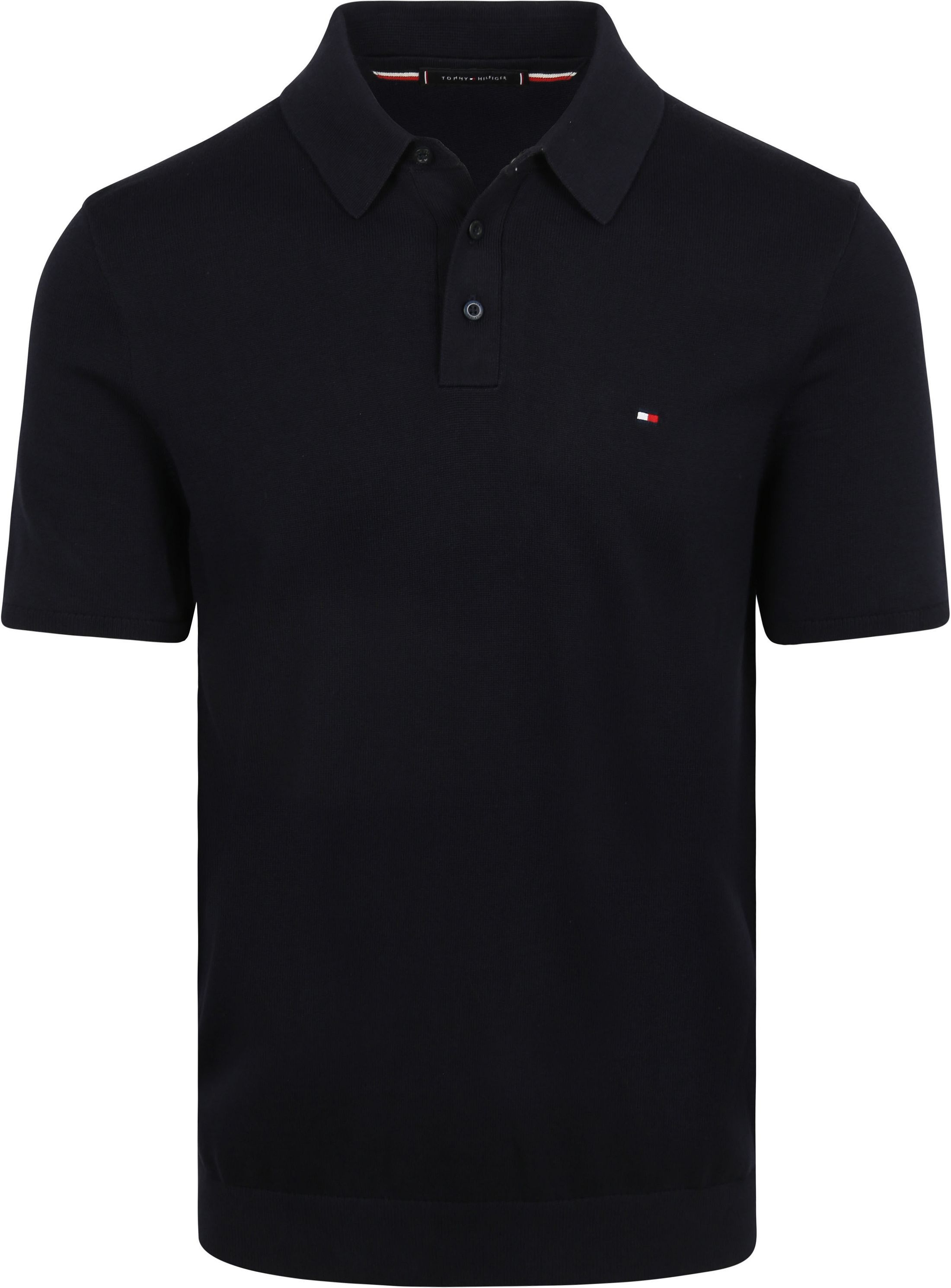 Køb Tommy Hilfiger Knitted Polo Marineblå MW0MW37396-DW5 | Suitable
