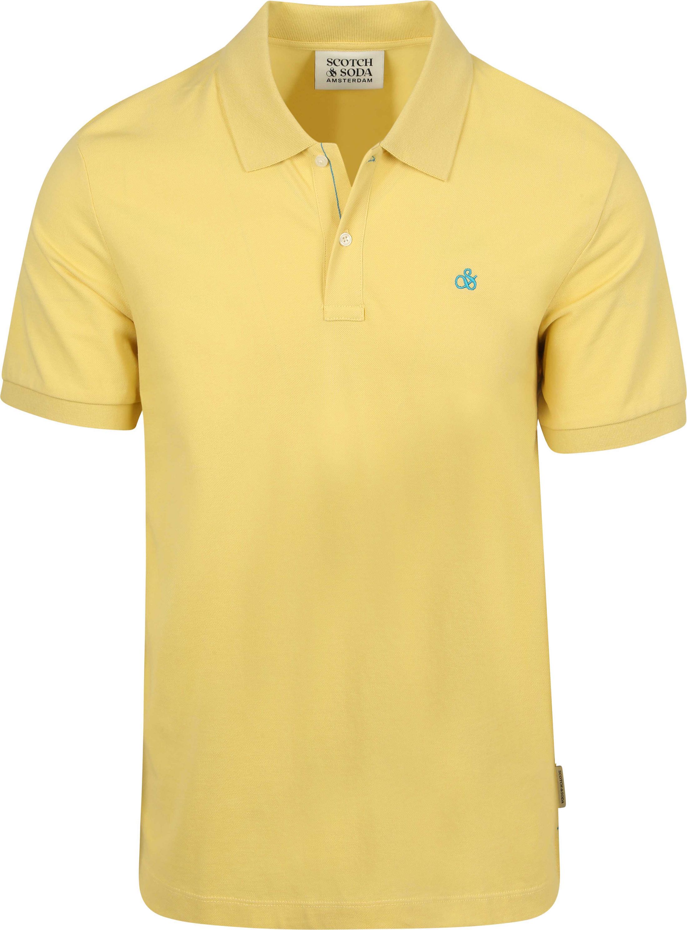 Scotch and Soda Polo Żółty 184339-720 