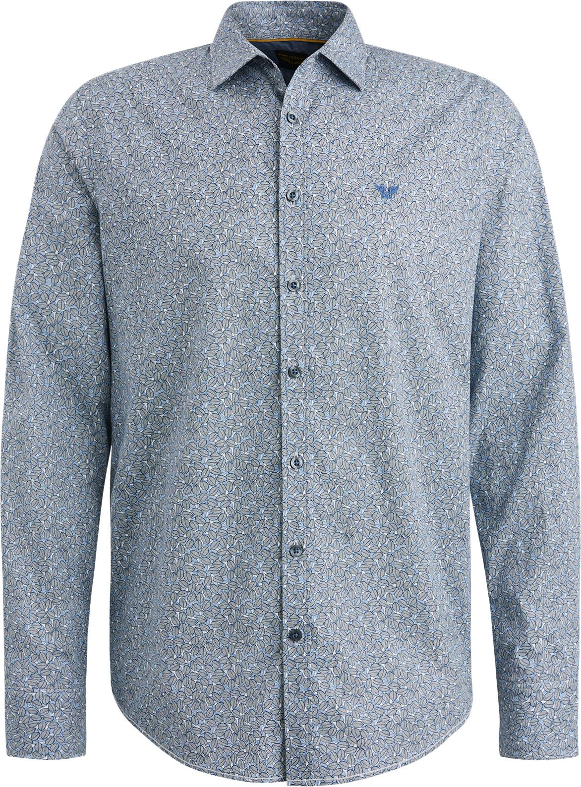 PME Legend Overhemd Print Blauw PSI2408205-7002 kopen | Suitable