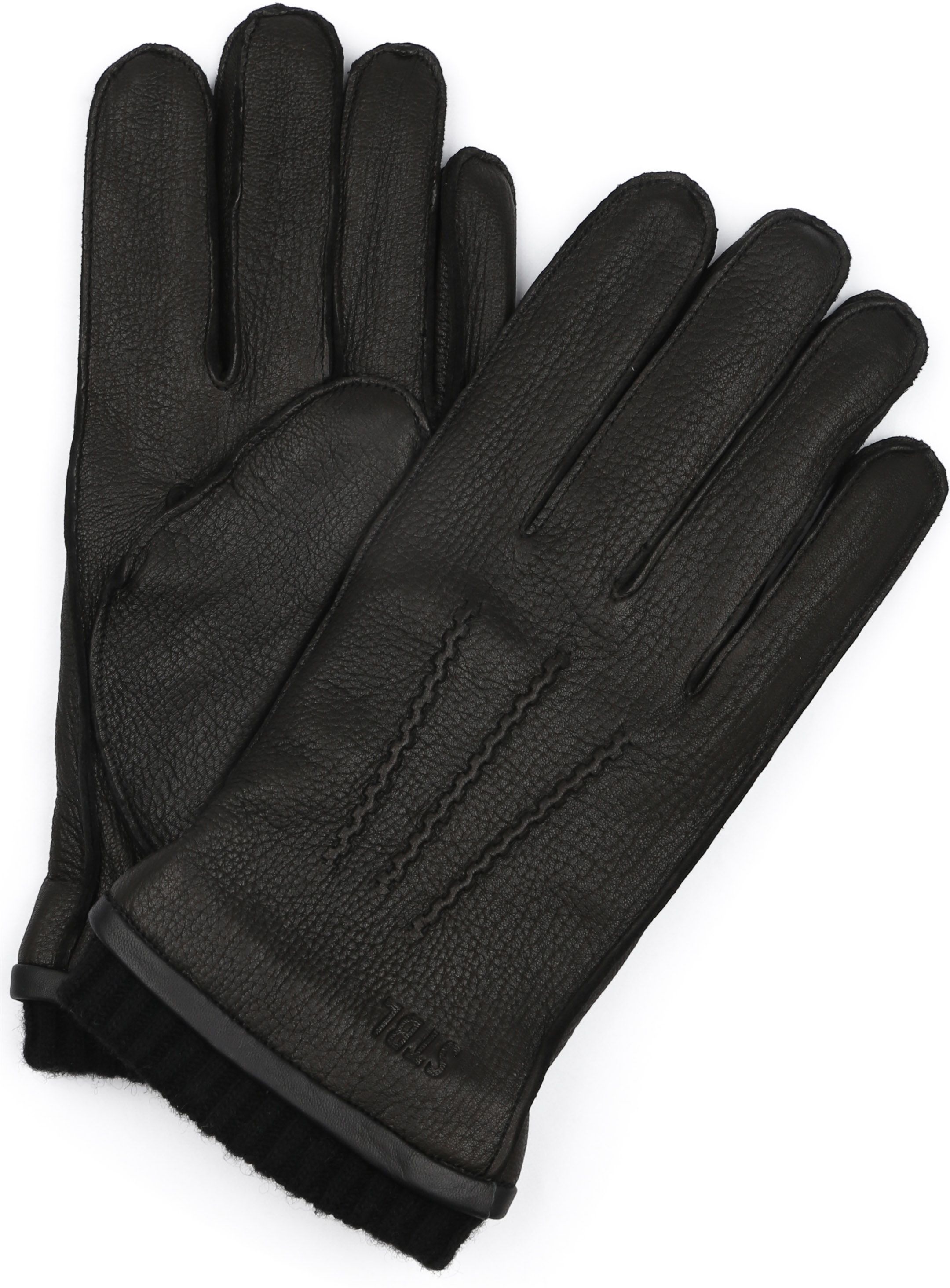 Suitable Guanti Nero GL-DEER/wool-25.01 