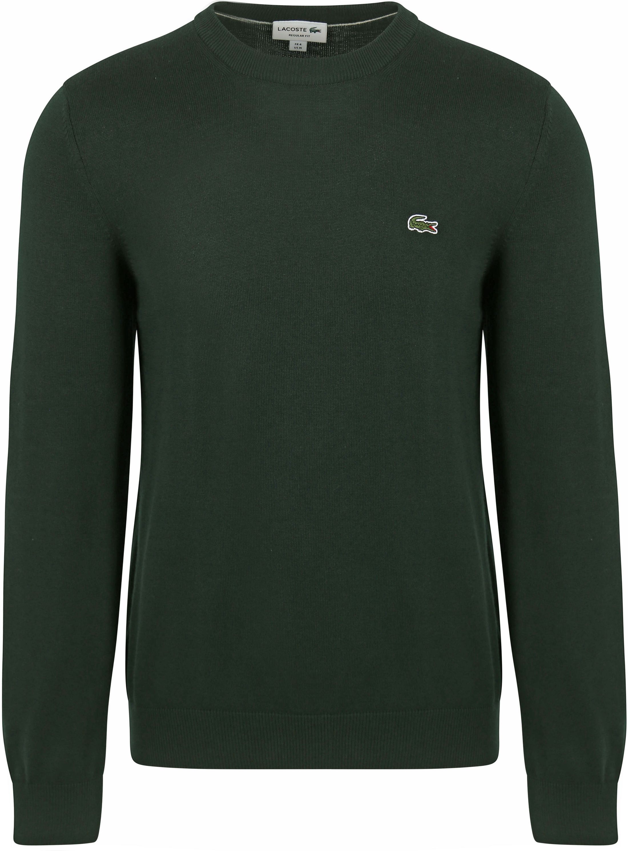 Lacoste Sweter Zielony AH0128-YZP 