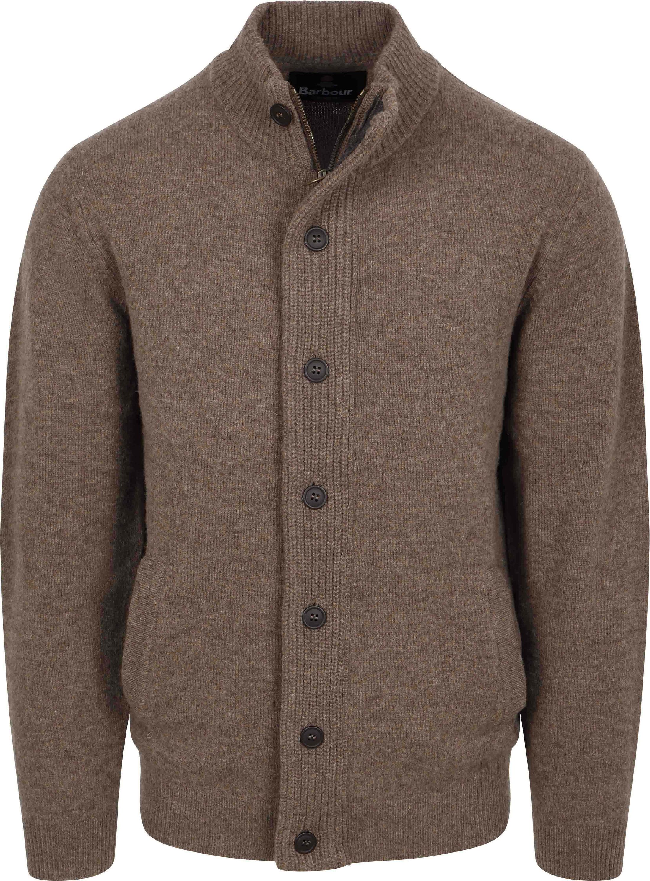 Barbour Zipvest i ull Brun MKN0731-ST52 köp | Suitable