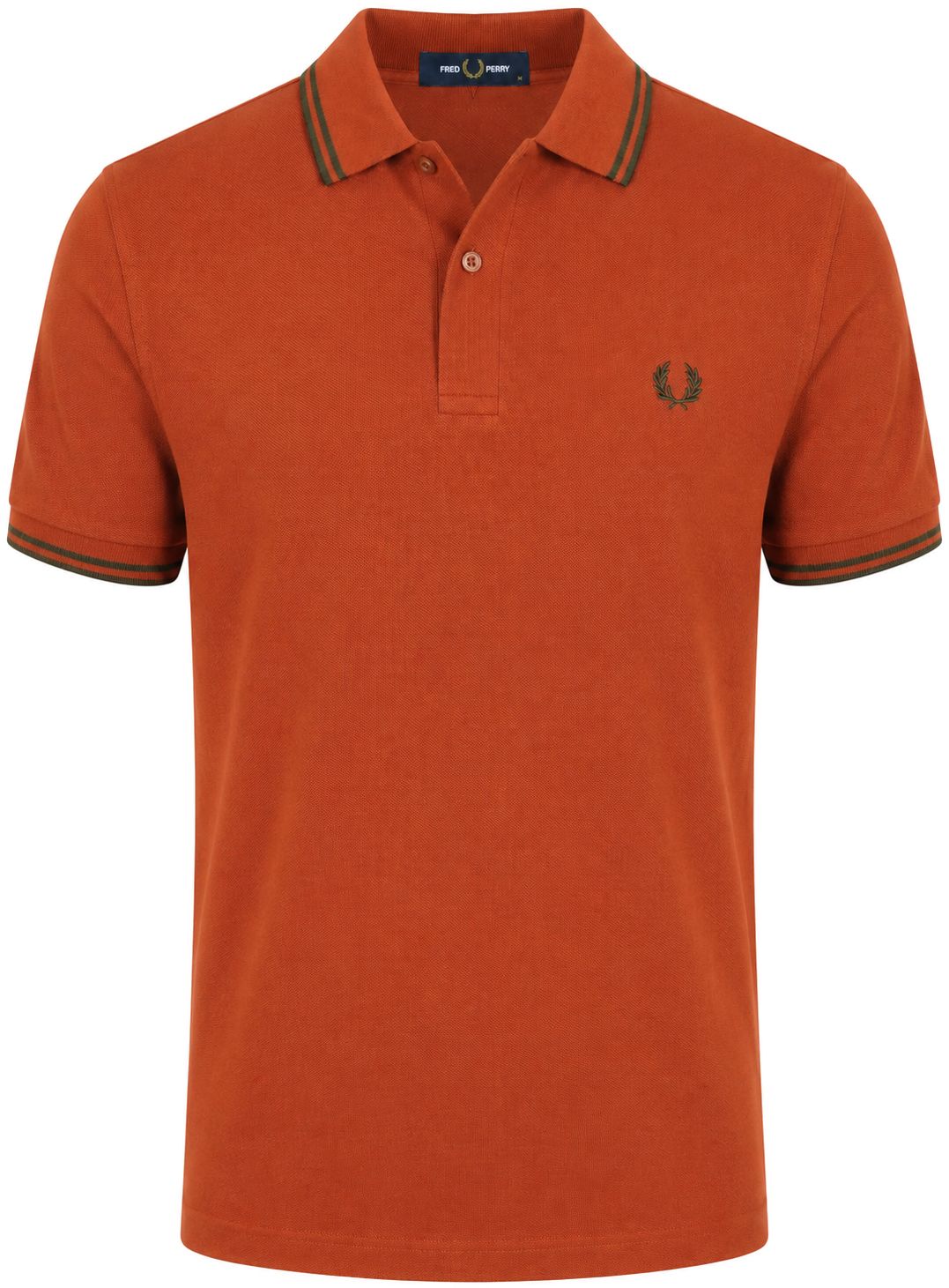 Fred Perry Polo Tipped M3600 Brique 81C M3600-81C commander en ligne | Suitable