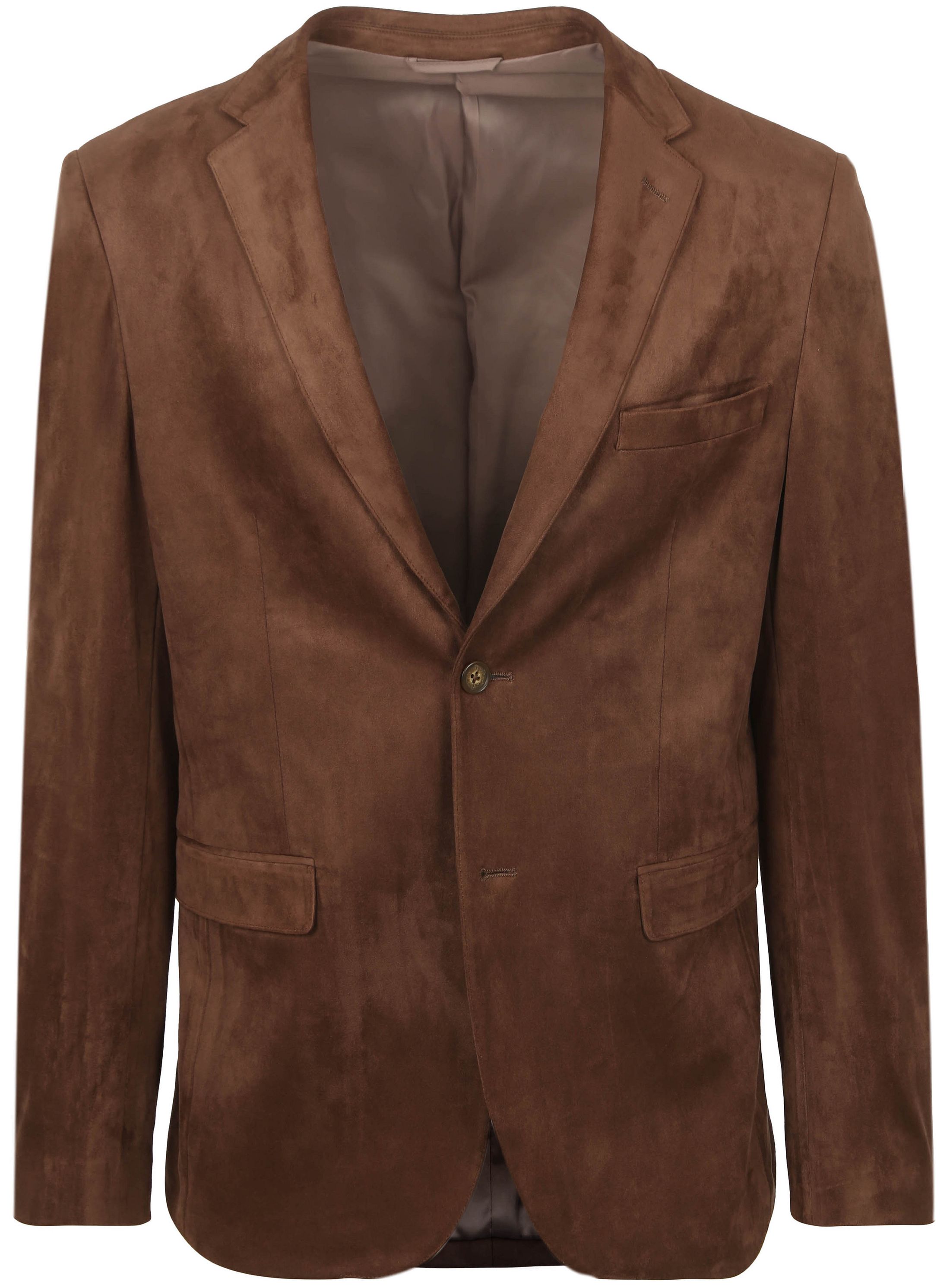 Suitable Marynarka Koniakowy BL-LINED-SUE-STBL-25.03 cognac 