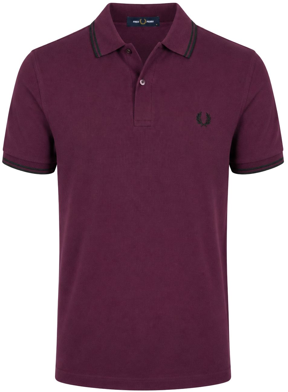 Fred Perry Polo Tipped M3600 Plum 84C M3600-84C commander en ligne | Suitable