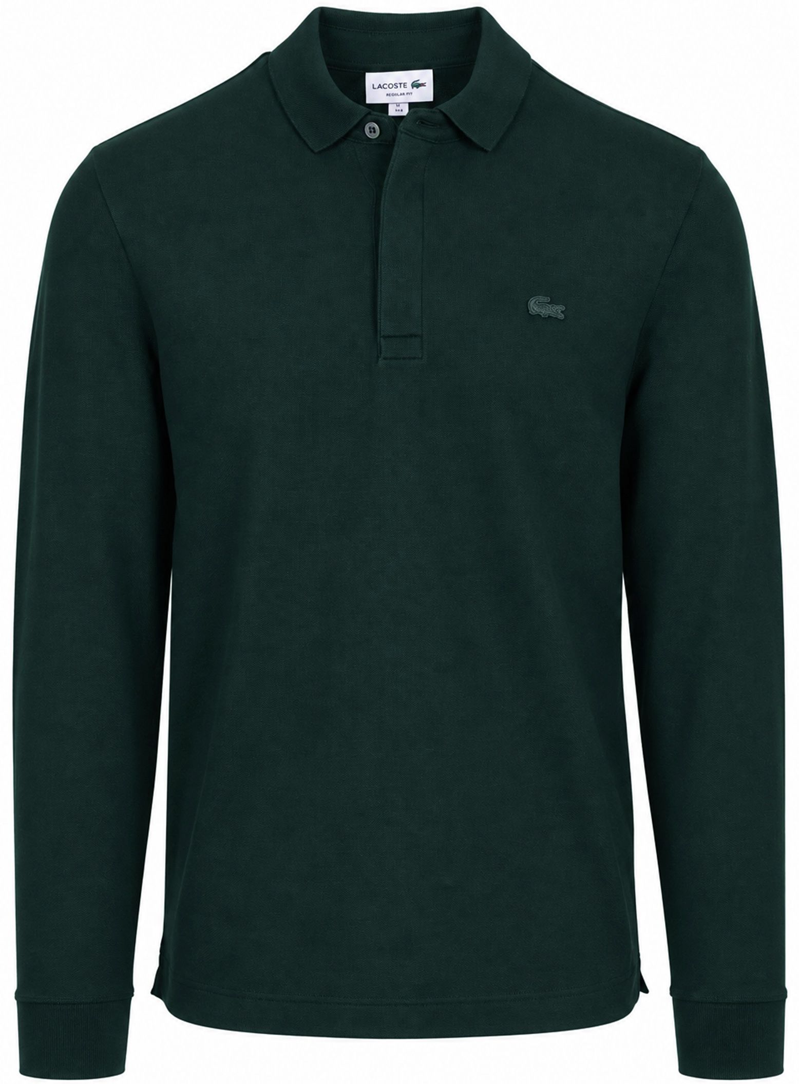 Lacoste Longsleeve Piqueskjorte Piqué mørkegrønn PH2481-GJP kjøp | Suitable