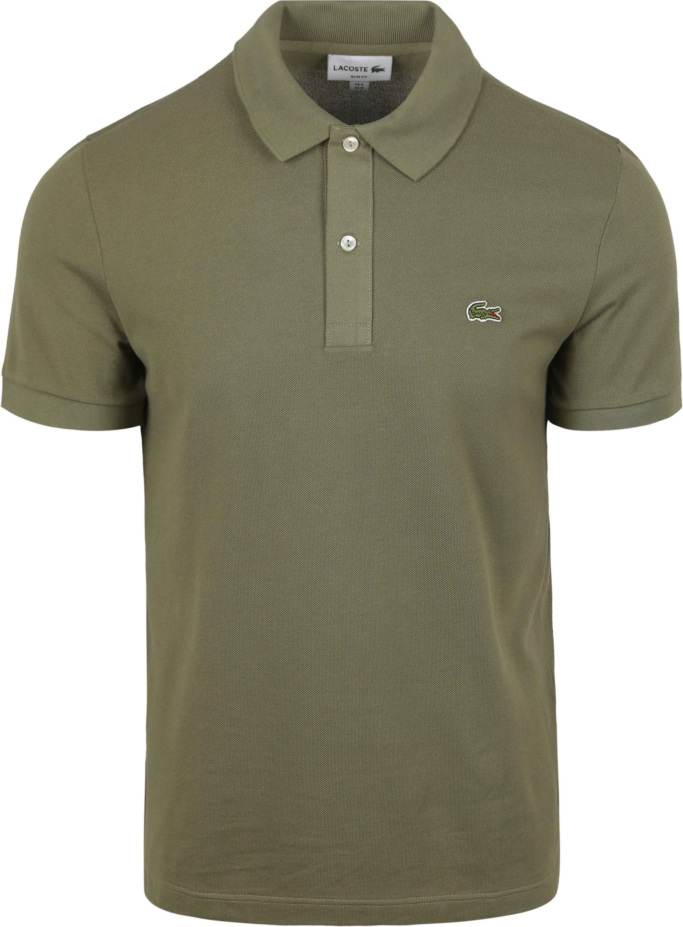 Lacoste Pologenser Piquée Olivengrønn PH4012-BMY