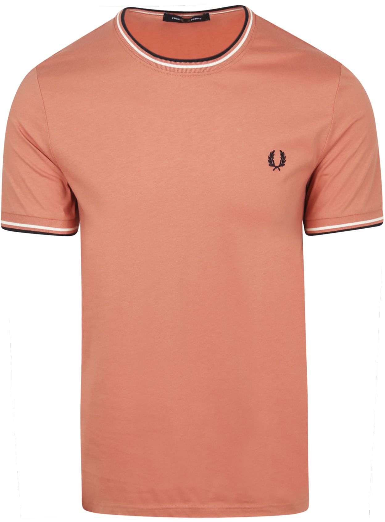 Fred Perry M1588 Twin Tipped T-skjorte Rosa M1588-Y63