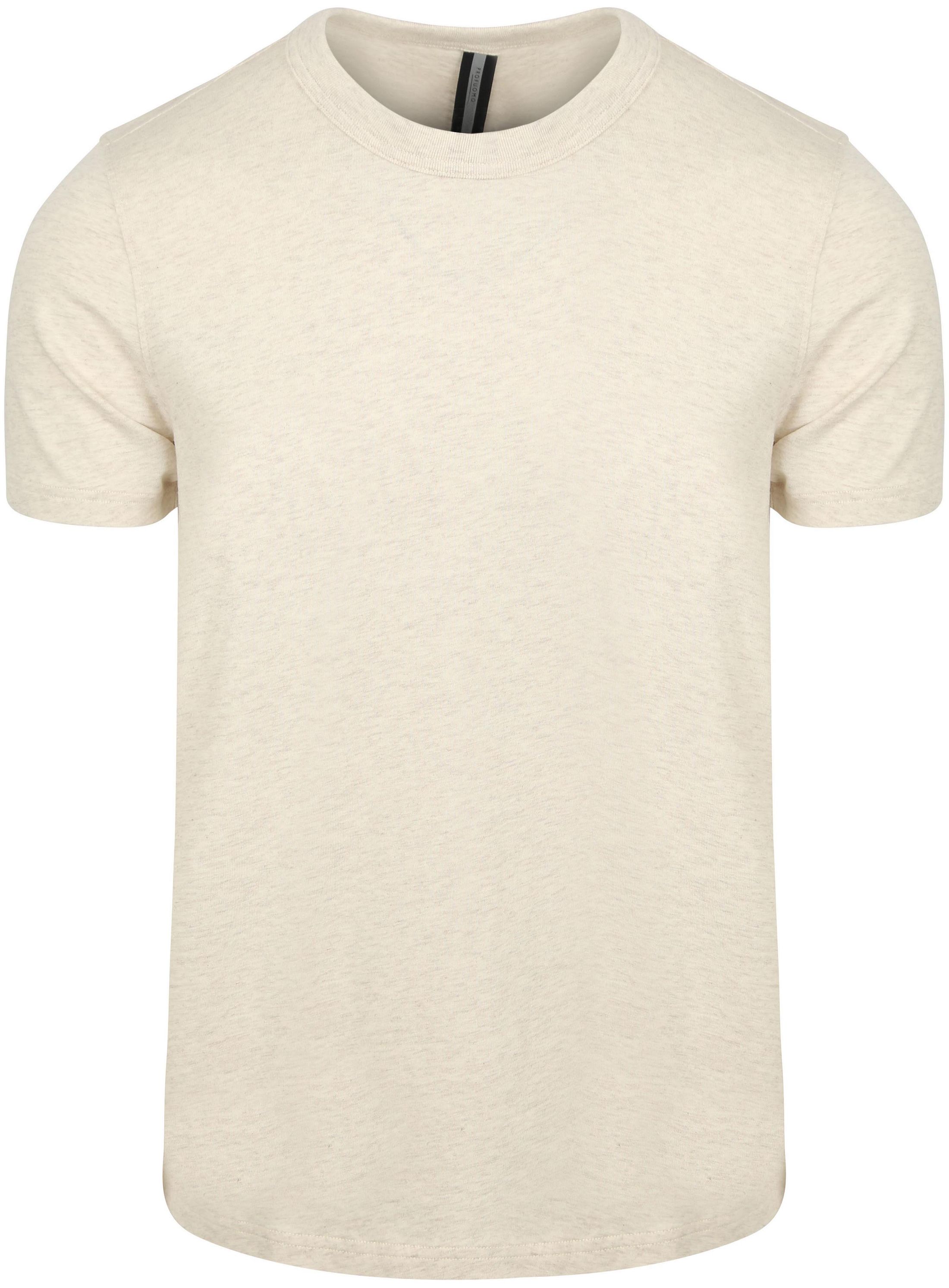 Køb Profuomo T-shirt Hvede Melange PP2T00001A-F | Suitable