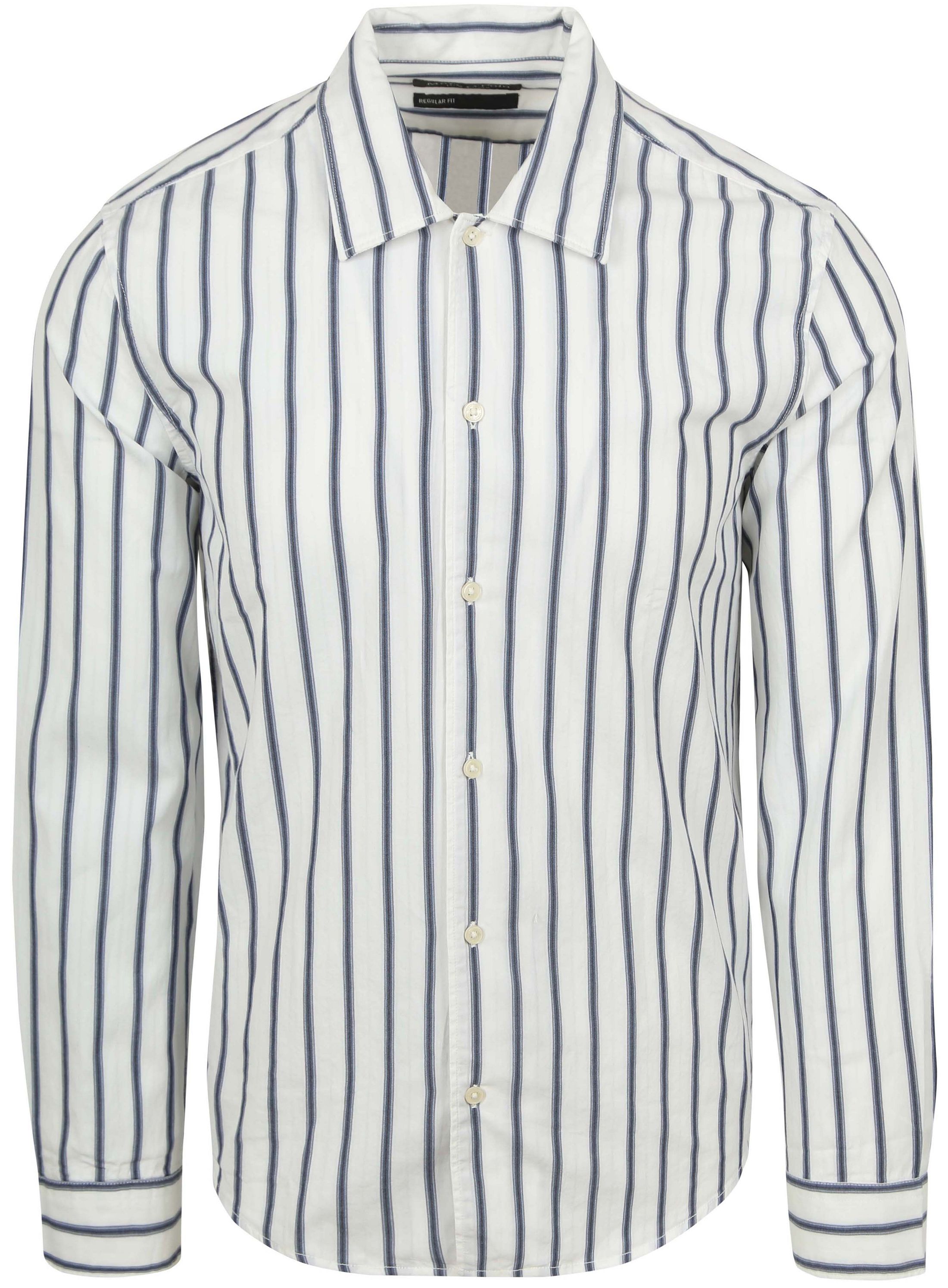 Marc O'Polo Skjorte Stripe Blå 522721642598-B89