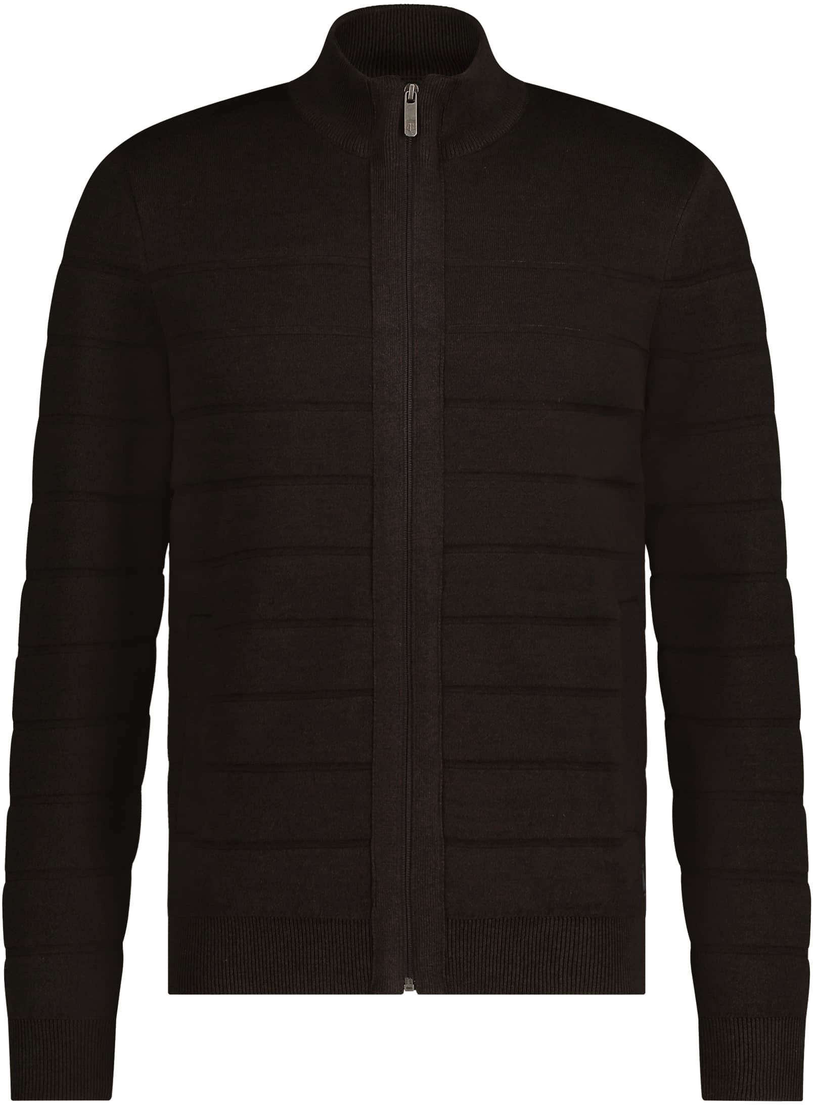 State Of Art Vest Structuur Streep Donkerbruin 16122093 kopen | Suitable