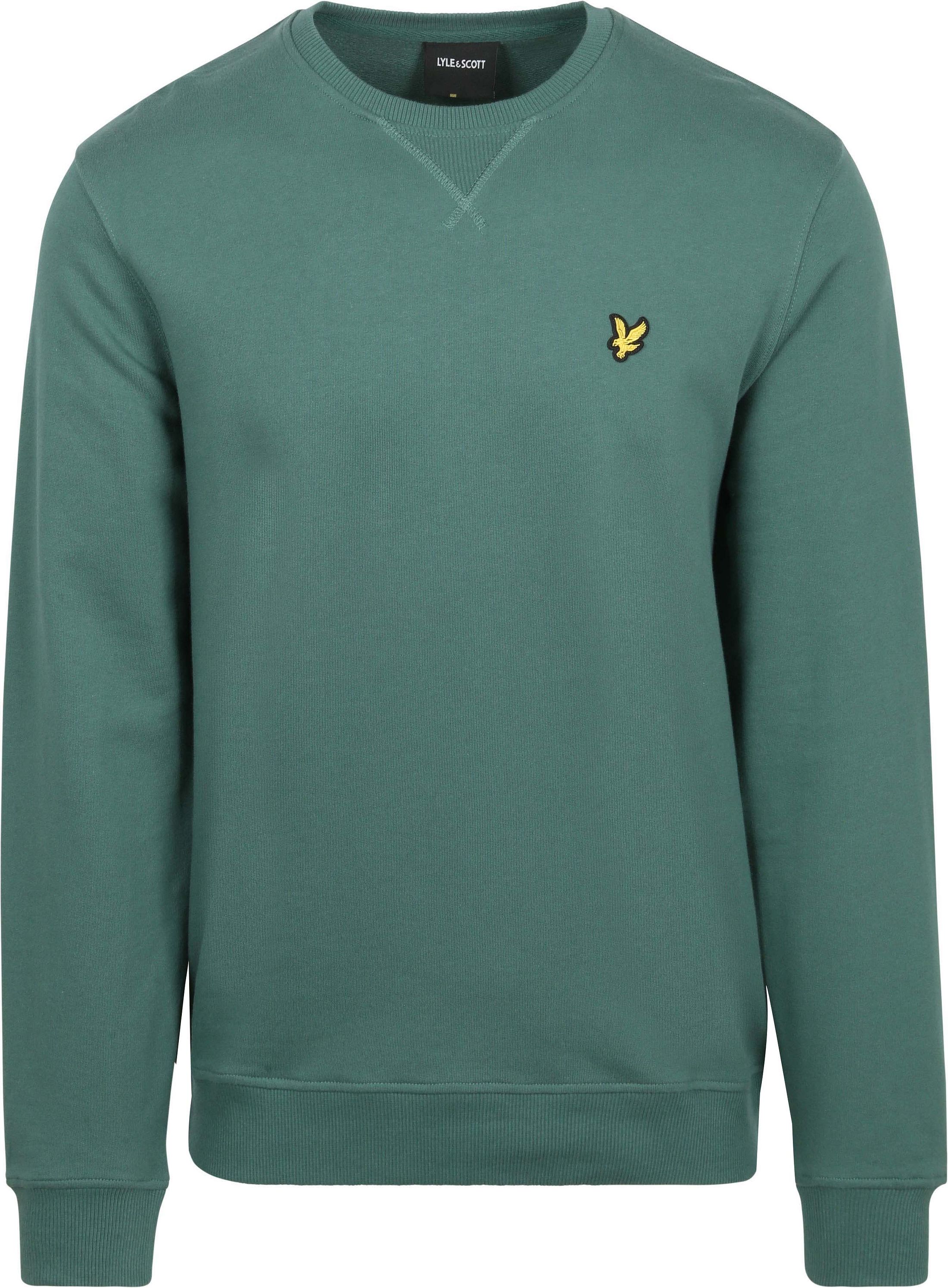 Køb Lyle & Scott Sweat Crewneck Everglade Grøn  | Suitable