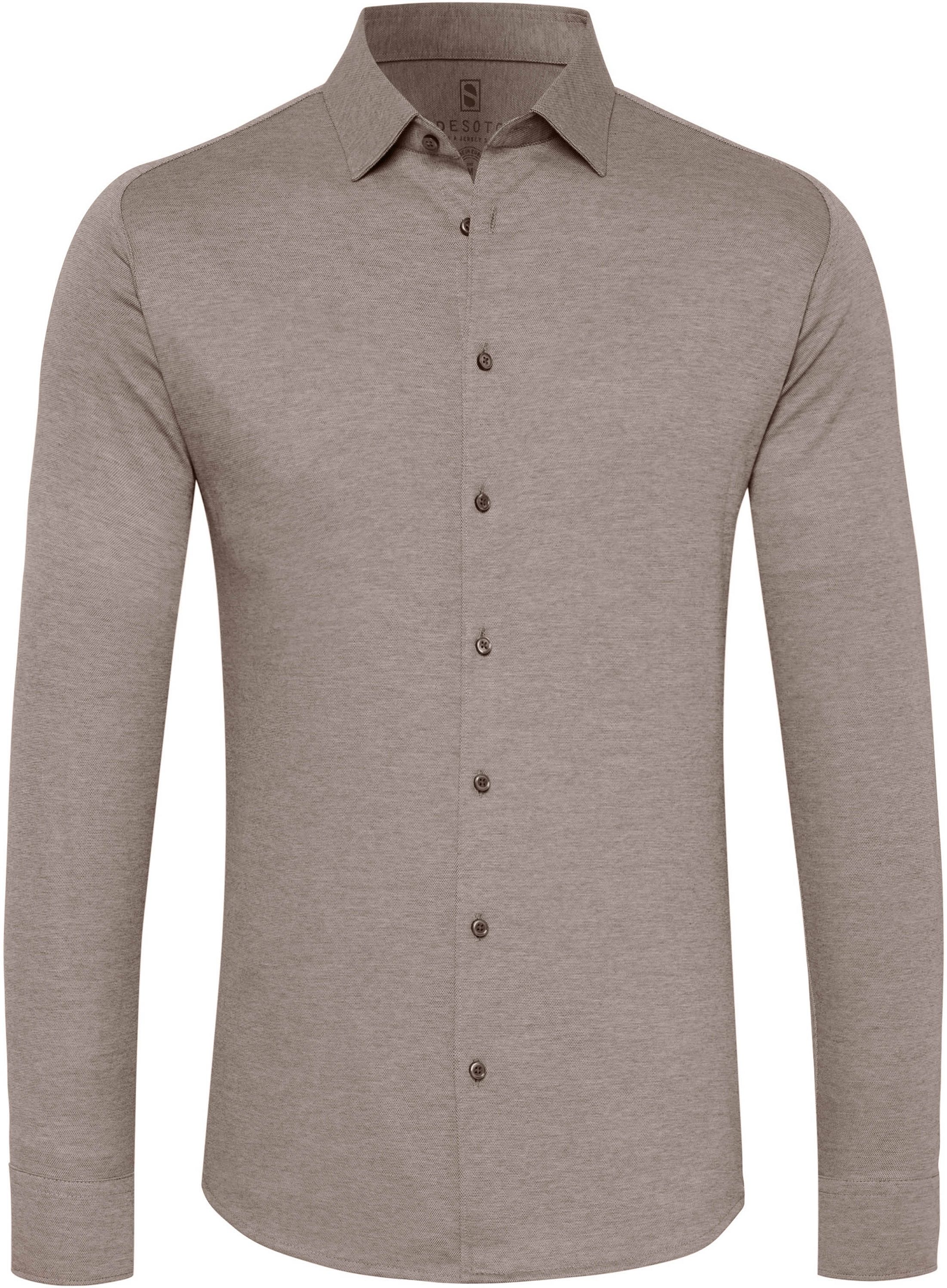 Desoto Shirt Non Iron Modern Kent Light Brown 97028-3-850 order online | Suitable