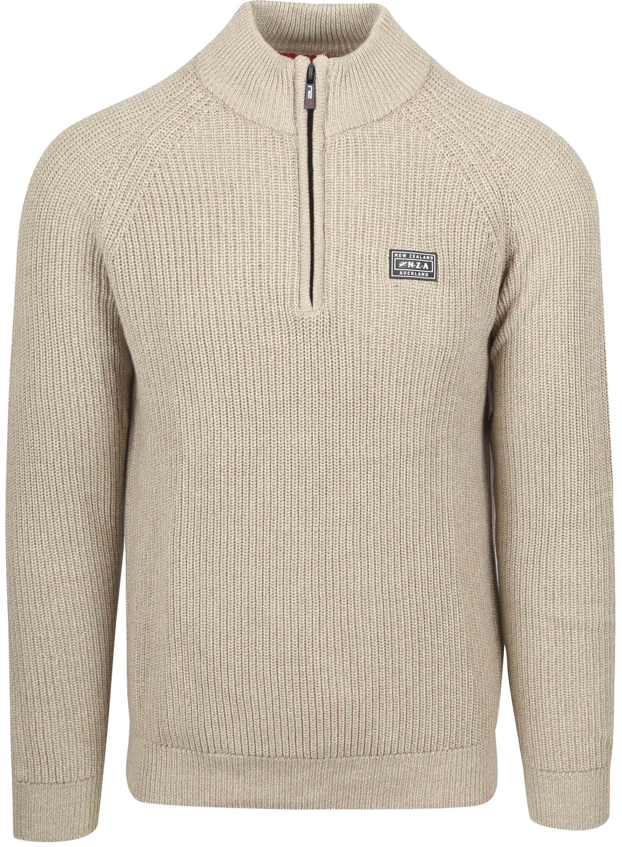 New Zealand Auckland Sweter Beżowy 24HN472-1116 