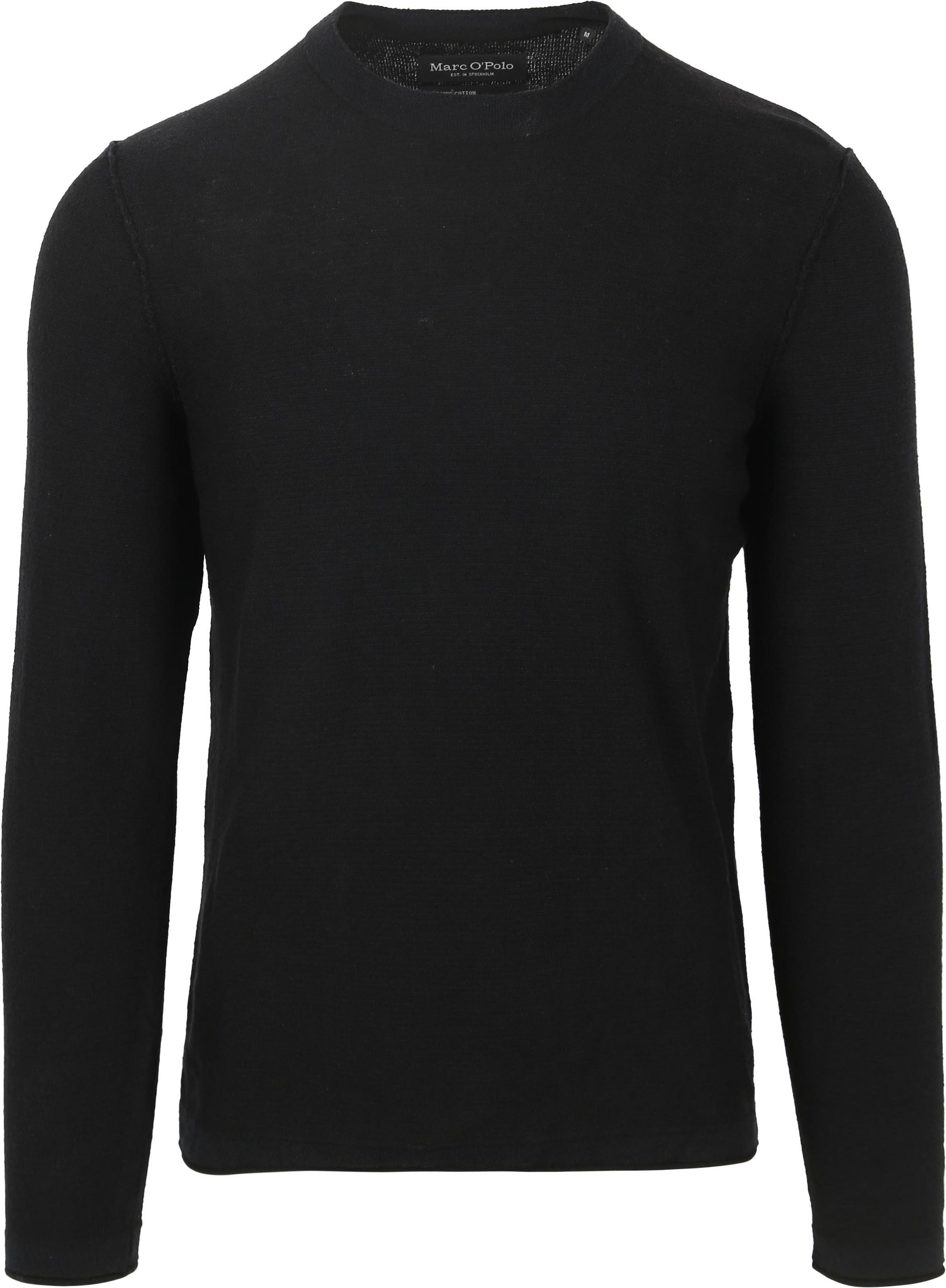 Marc O'Polo trøje i blanding af hør, navy 523507260266-898