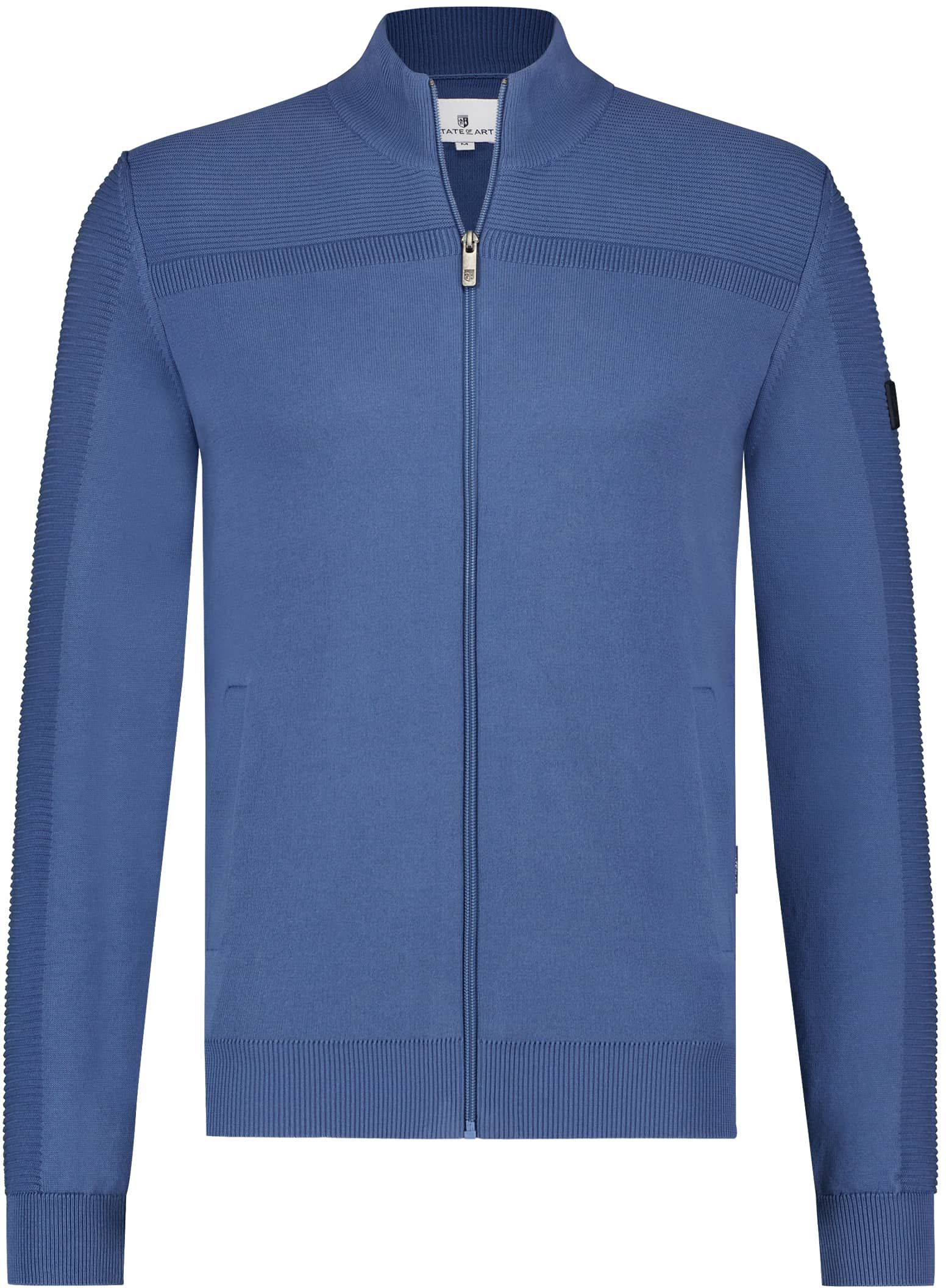 State Of Art Cardigan Zip Bleu 16114109-5657 commander en ligne | Suitable