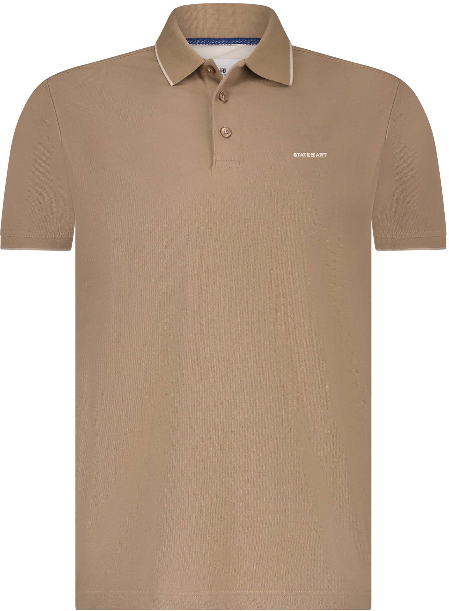  State of Art Poloshirt Piqué Braun kaufen | 46115400-1600 | Suitable