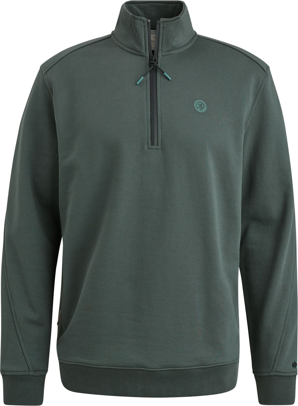 Cast Iron Half Zip Trui Groen CSW2409443-6026 kopen | Suitable