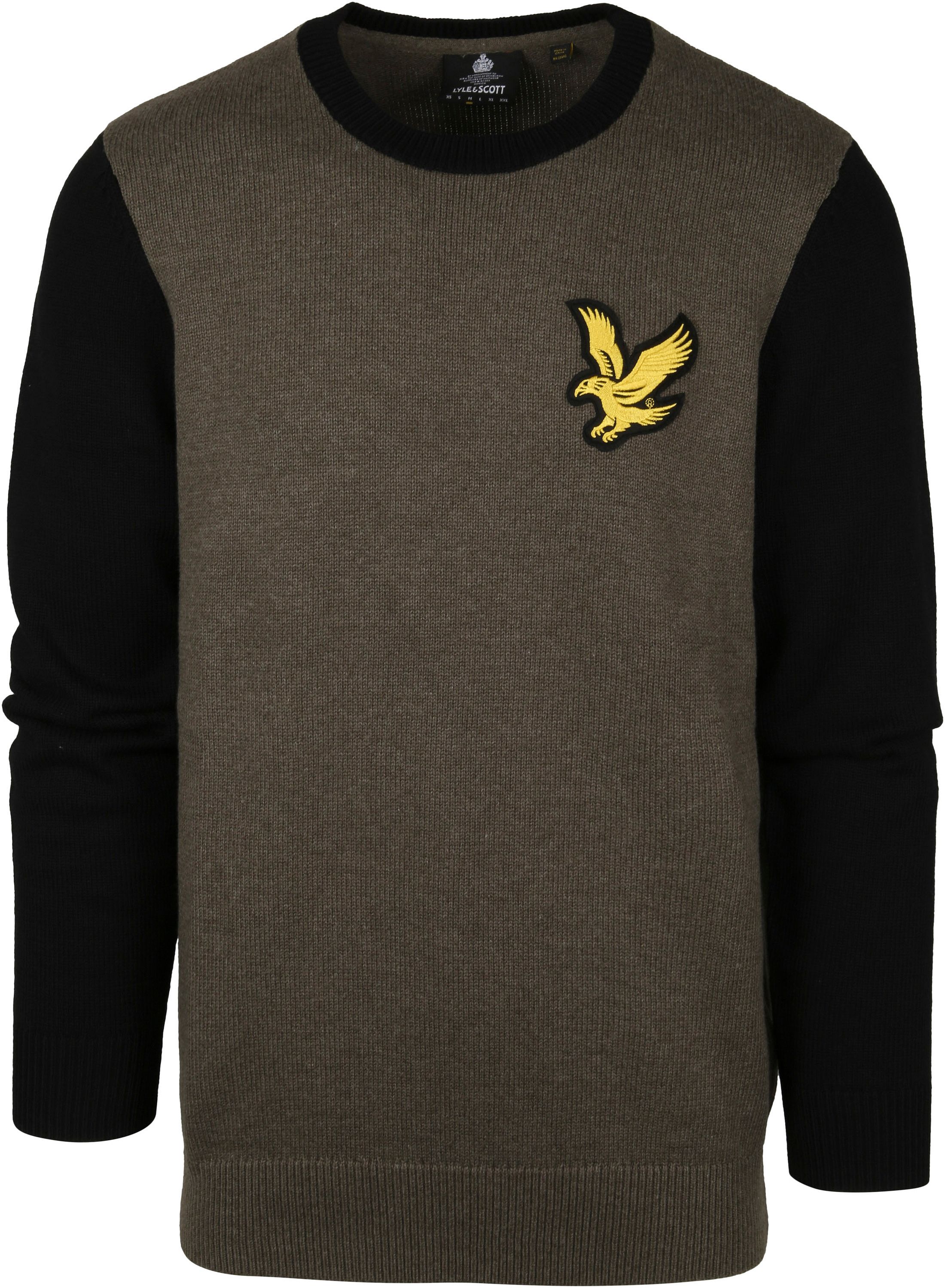 Køb Lyle & Scott Trøje med Logo Olivengrøn KN1700V-W814 | Suitable