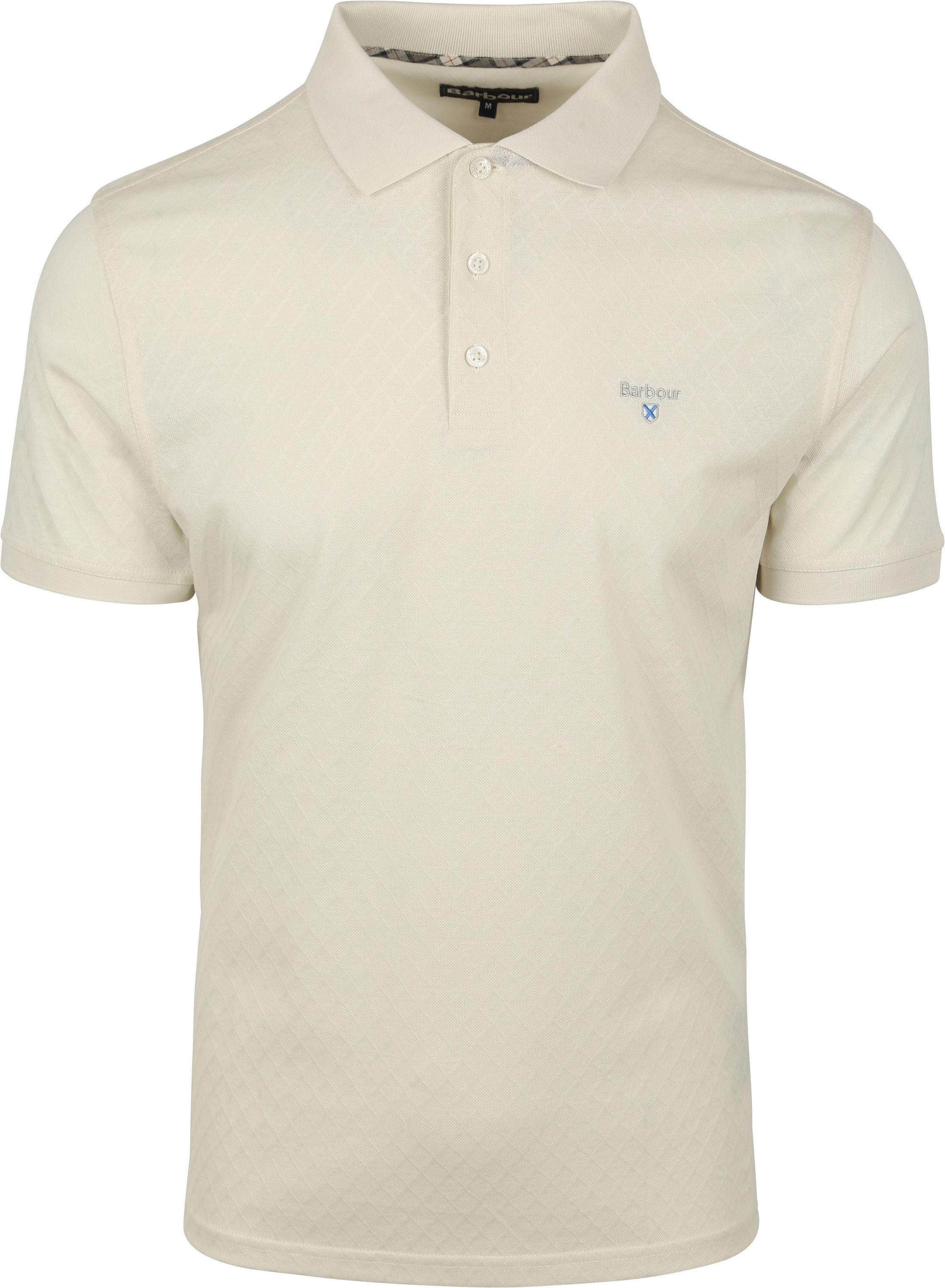 Barbour Polo Sutton Tailored Antik Hvid MML1459-WH52