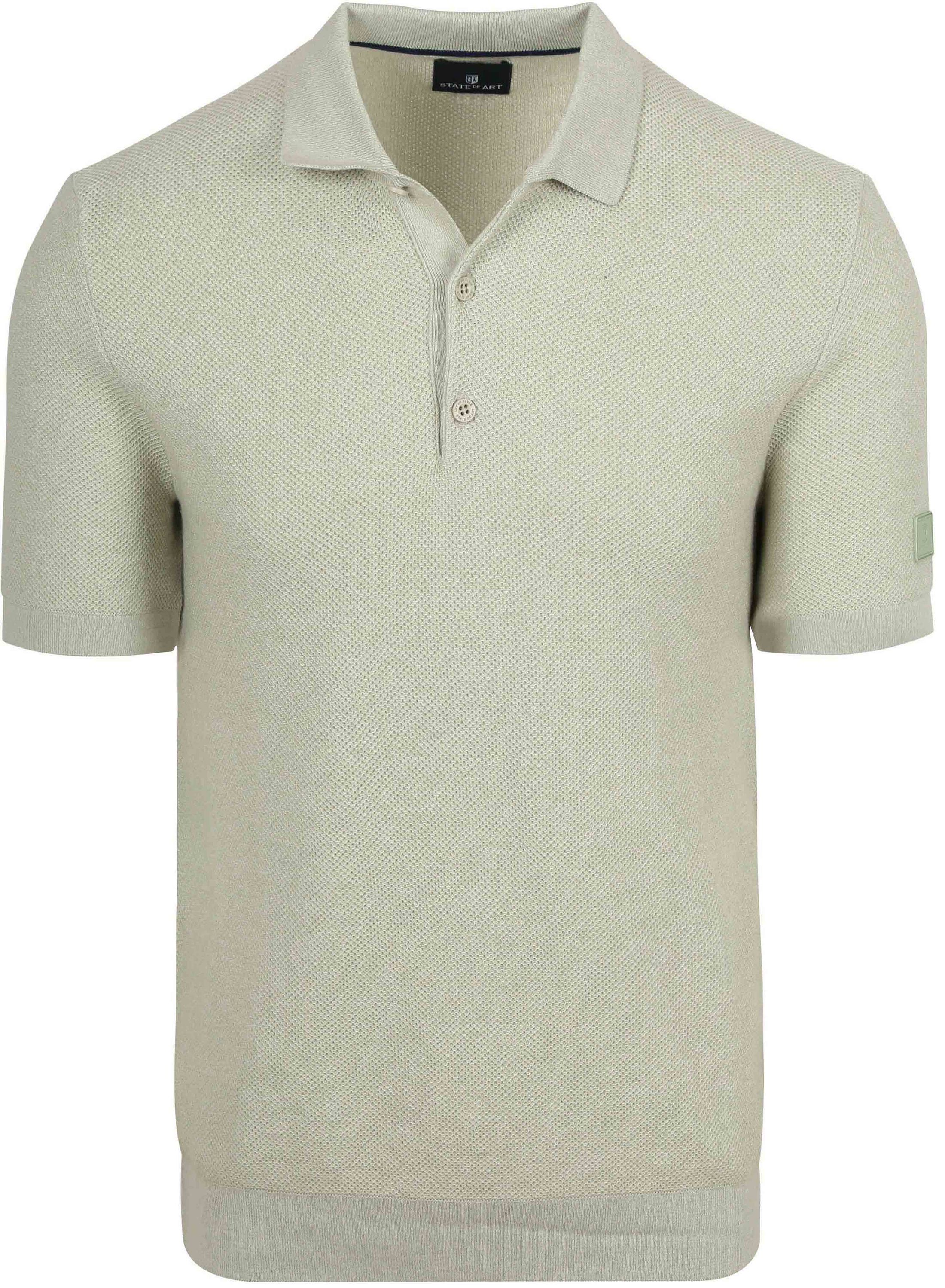 State of Art Polo Knitted Groen 47116097-3193 kopen | Suitable