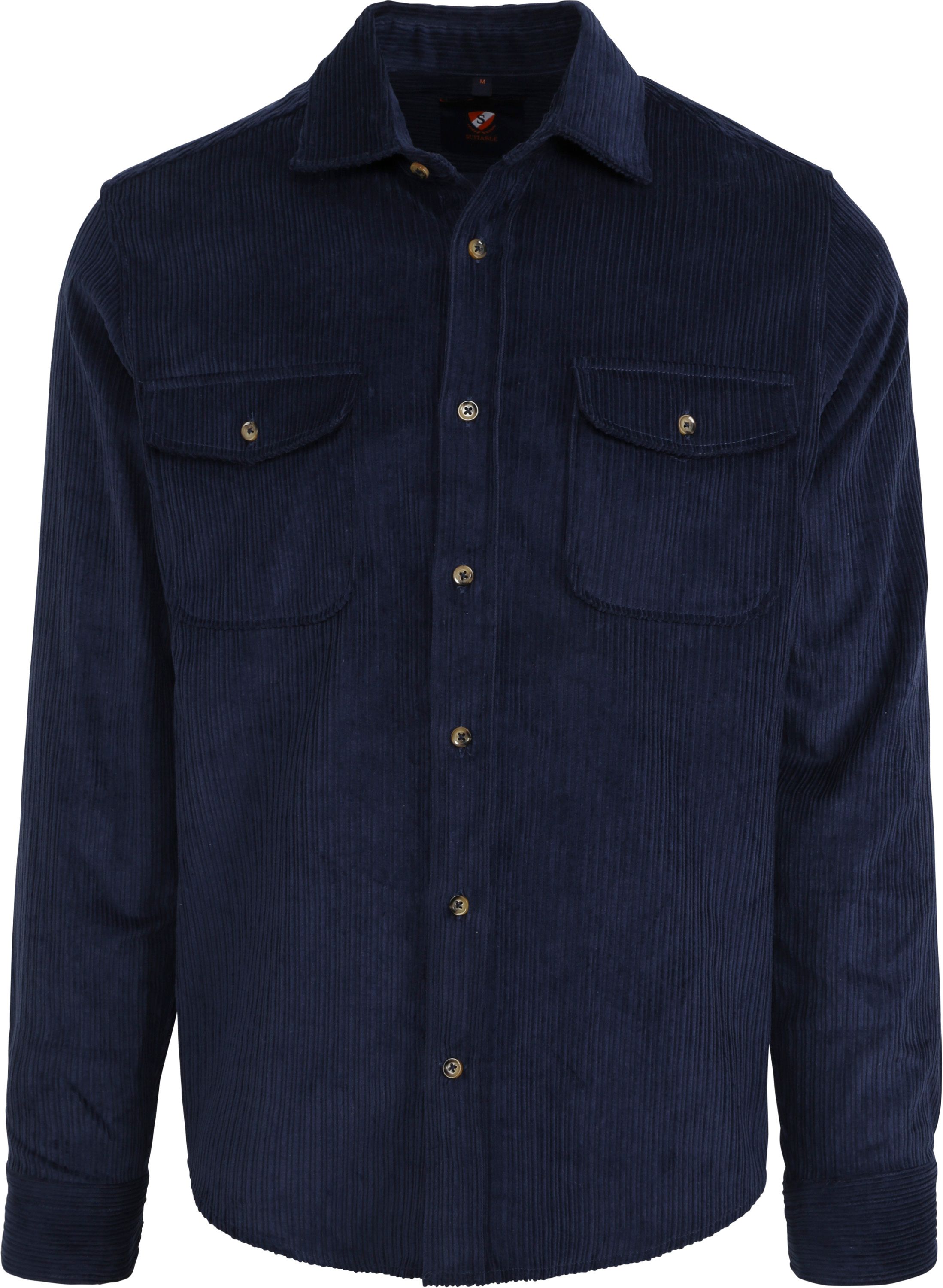 Suitable Kardigan Niebieski 247-1 Heavy cord Navy 