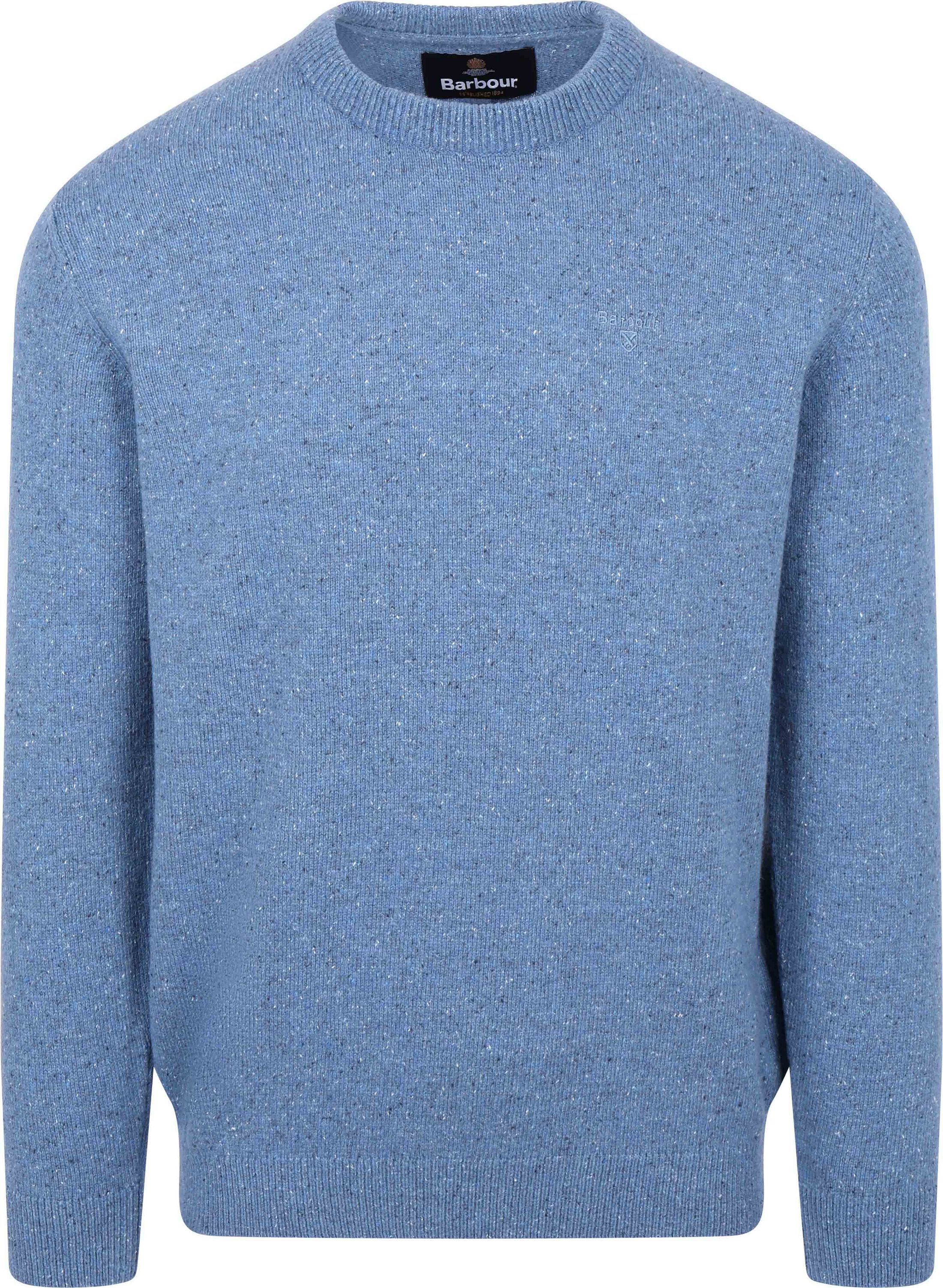 Barbour Tisbury Pullover Wolle Blau kaufen | MKN0844-BU75 | Suitable