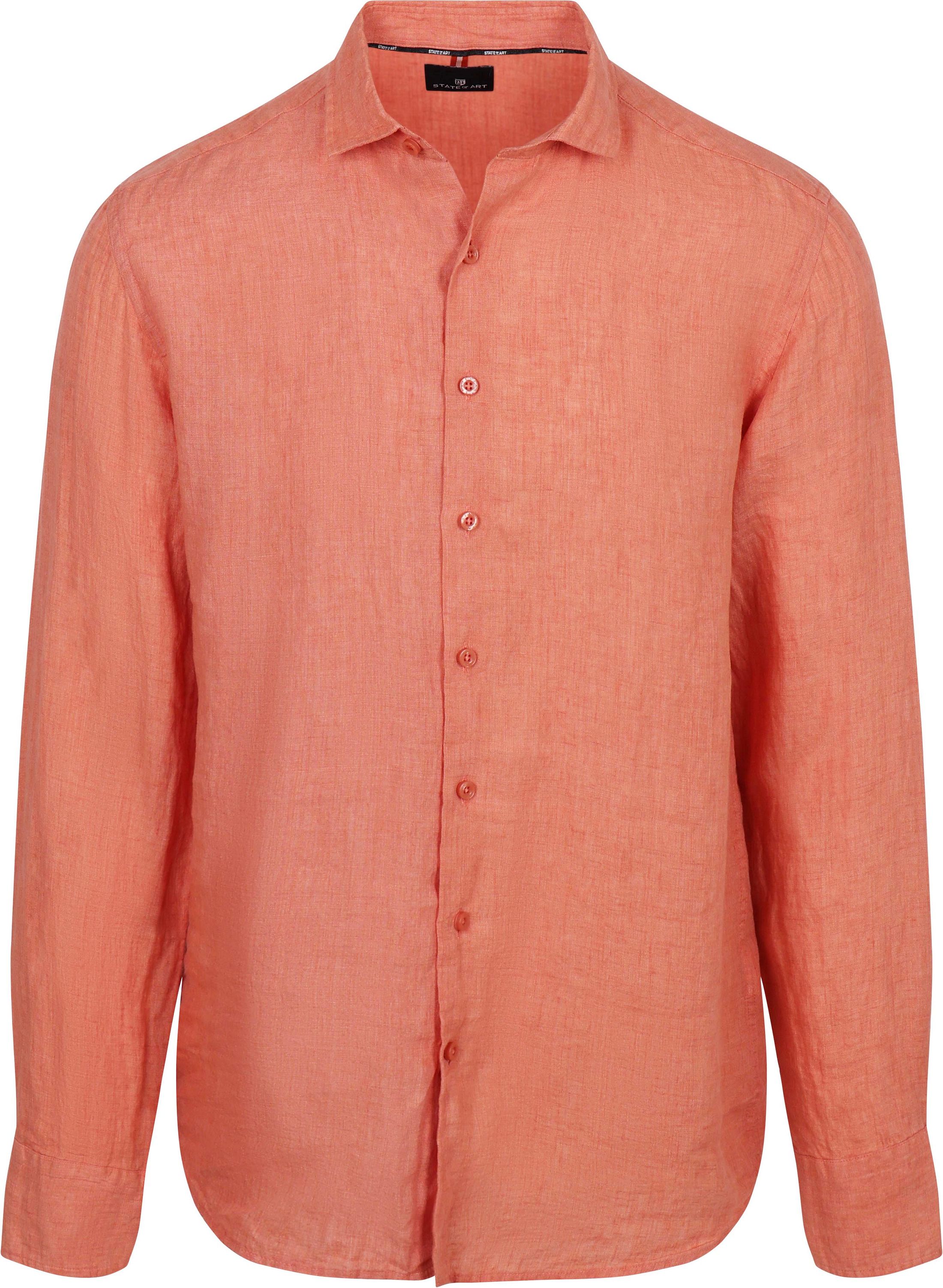 State Of Art Shirt Linen Salmon 21116270-4200 order online | Suitable
