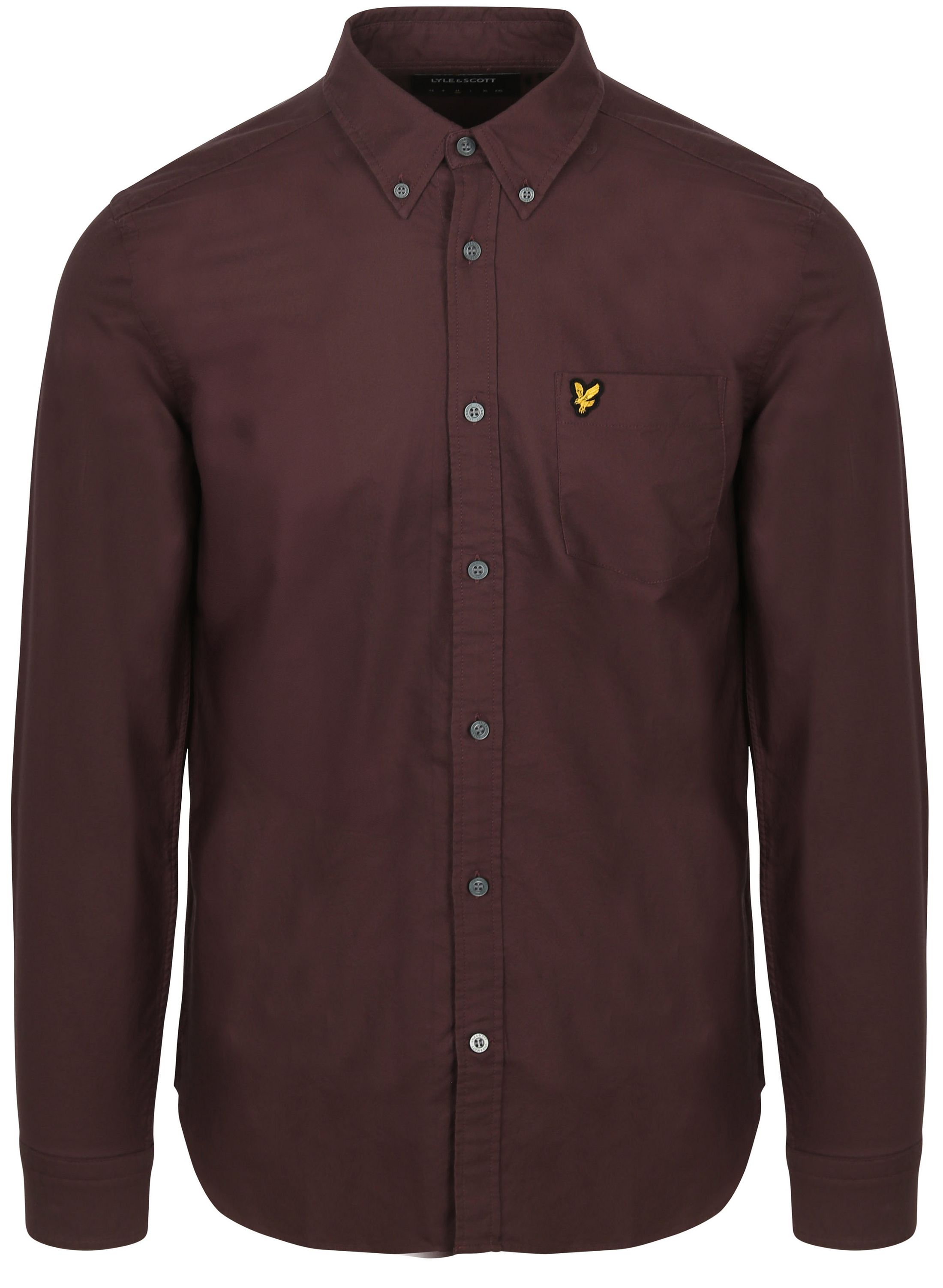 Lyle & Scott Shirt Plain Oxford Bordeaux LW2112V-X863 commander en ligne | Suitable