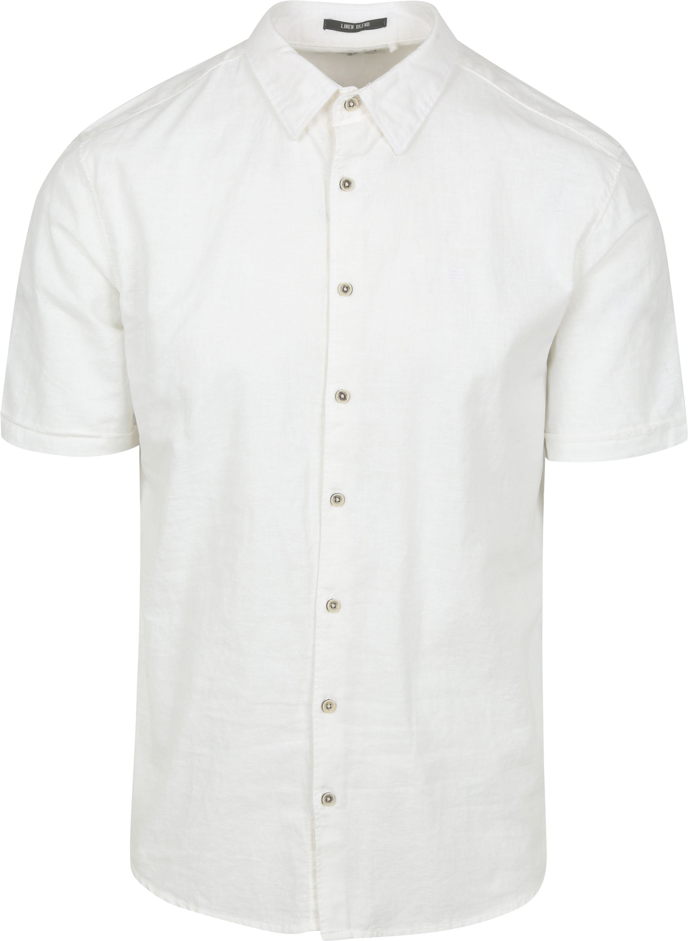 No Excess Chemise Manches Courtes Lin et Coton Blanc 27480321SN-010 commander en ligne | Suitable