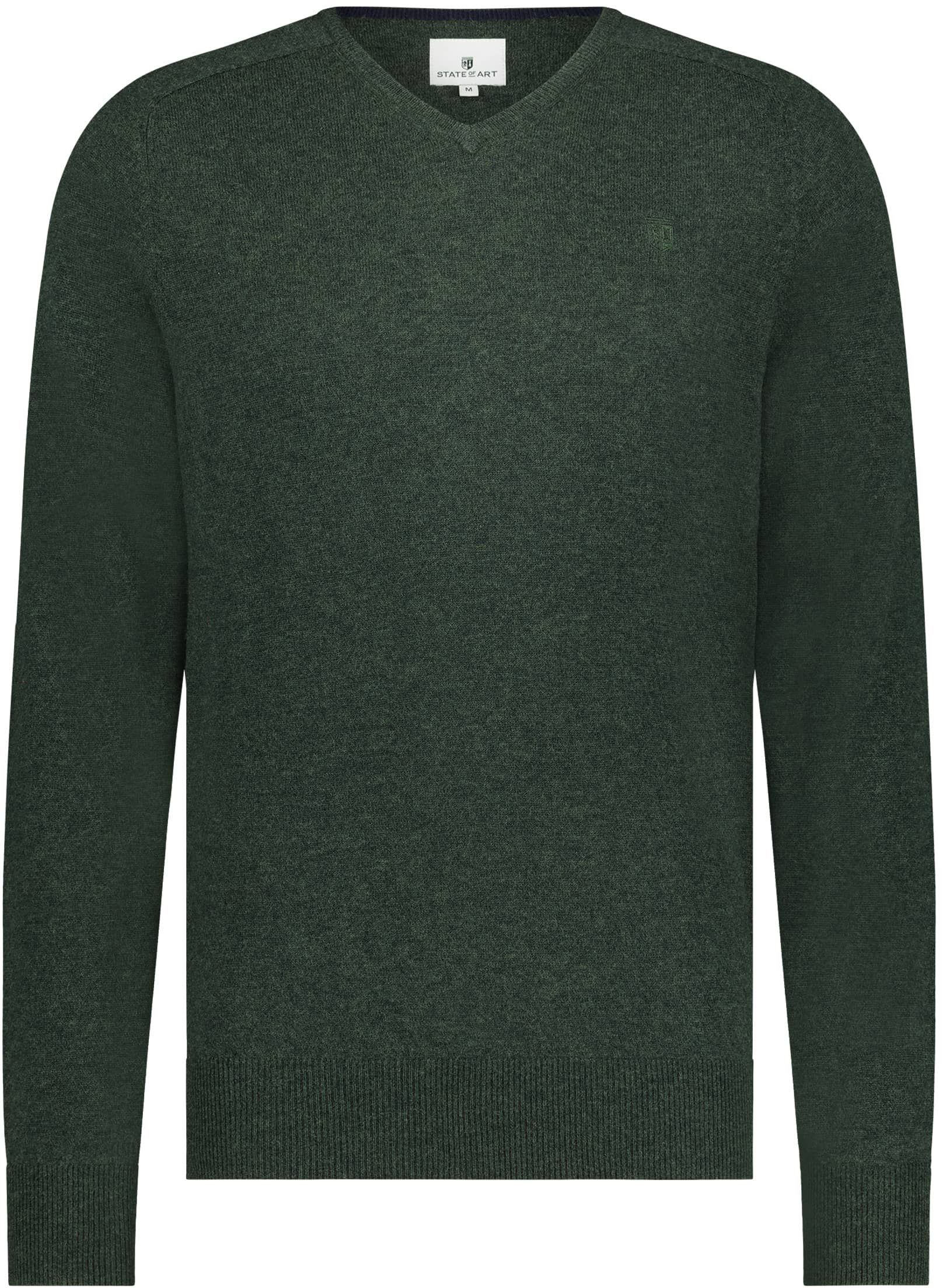 State Of Art Pullover Wool Moss Green 12122000 order online | Suitable
