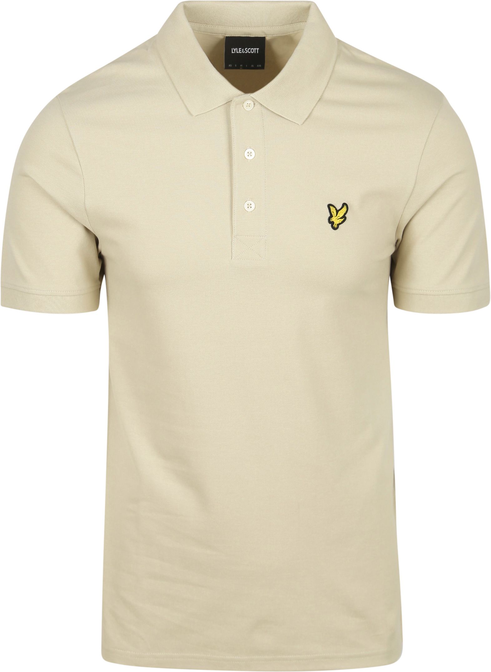Lyle og Scott Polo i Enkel Grå Beige SP400VOG-X865