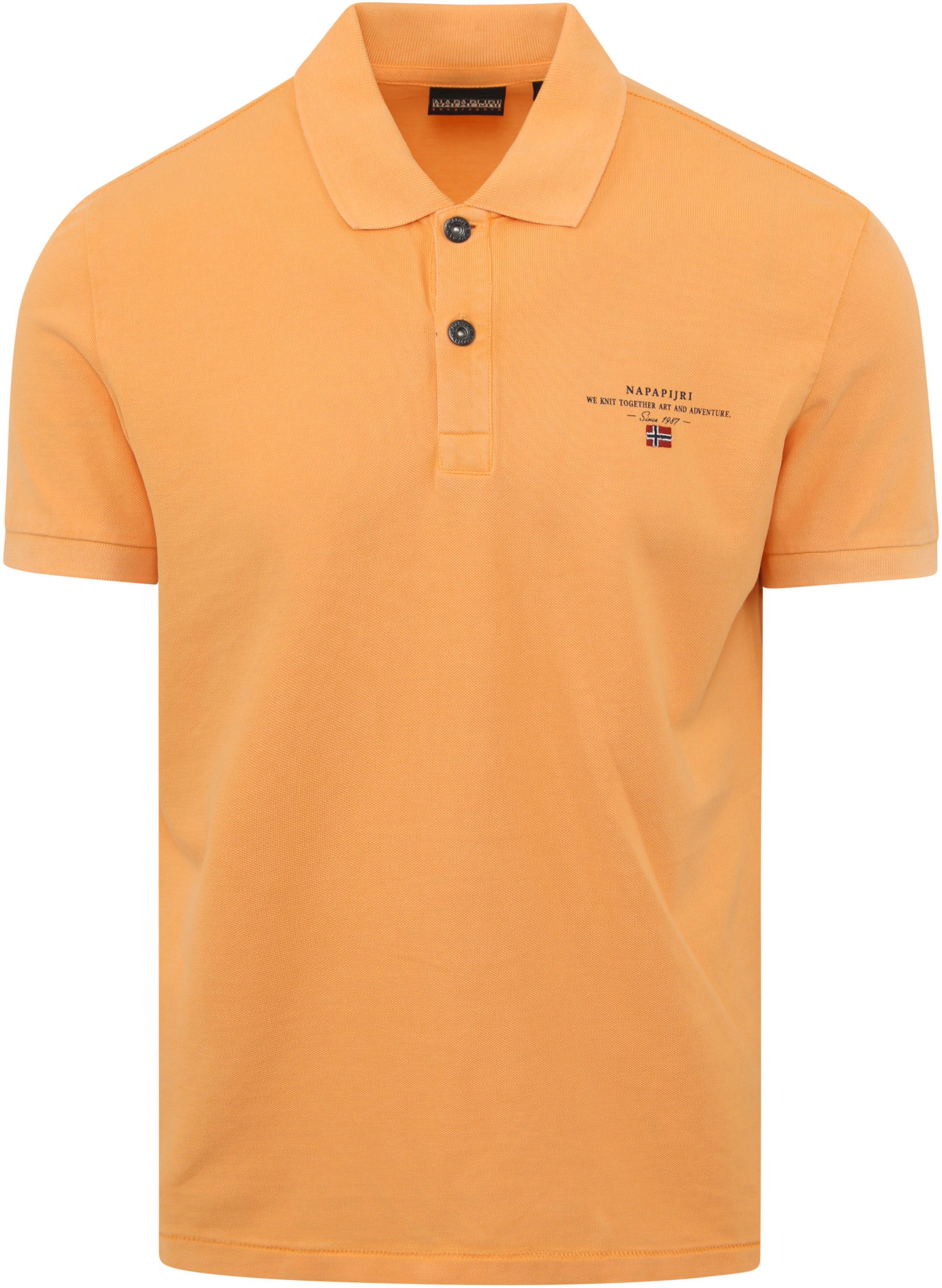 Napapijri Polo Elbas Oranje NP0A4GDLA571 kopen | Suitable