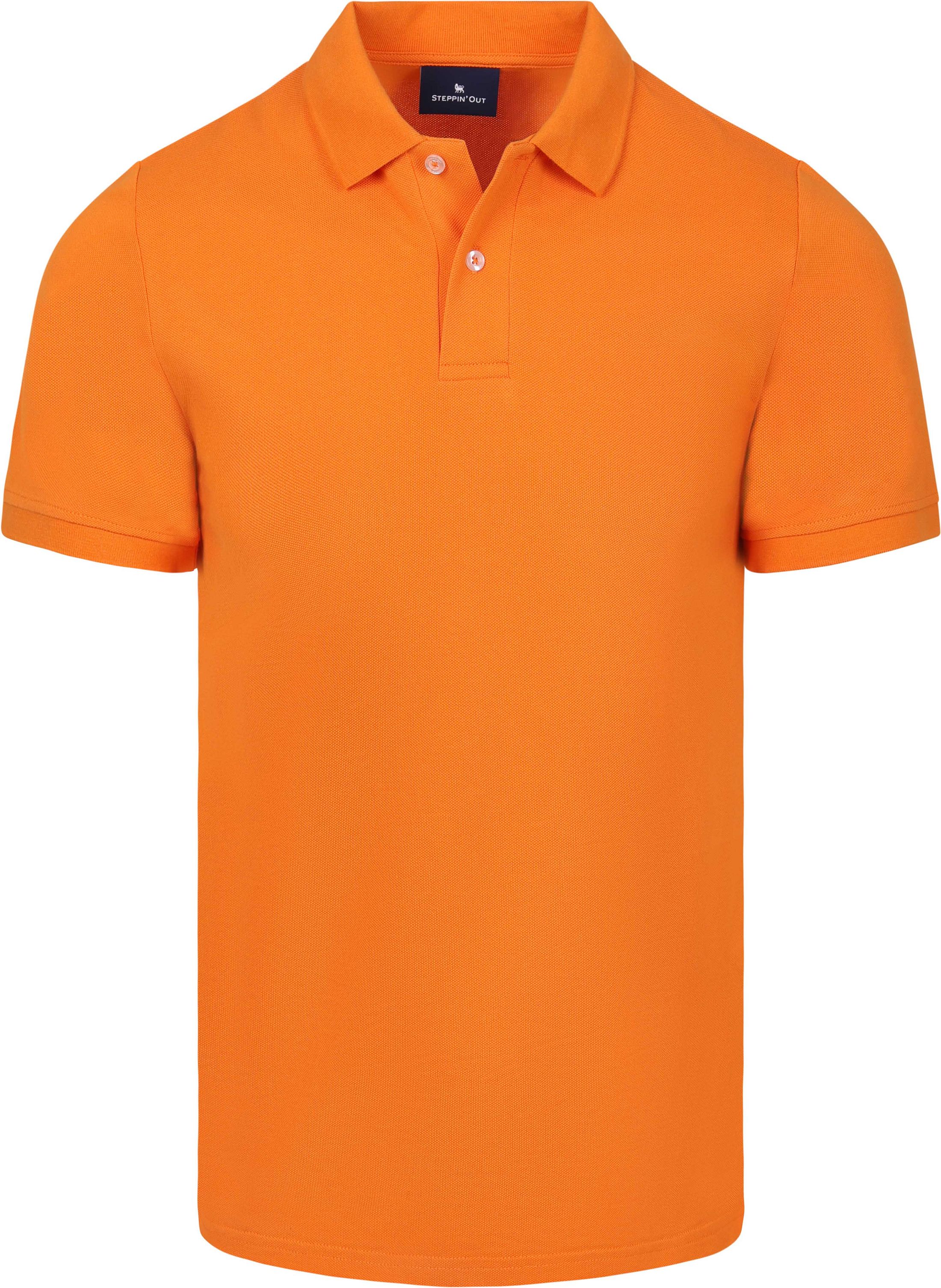 Steppin' Out Polo Piqué Oranje kopen | Suitable
