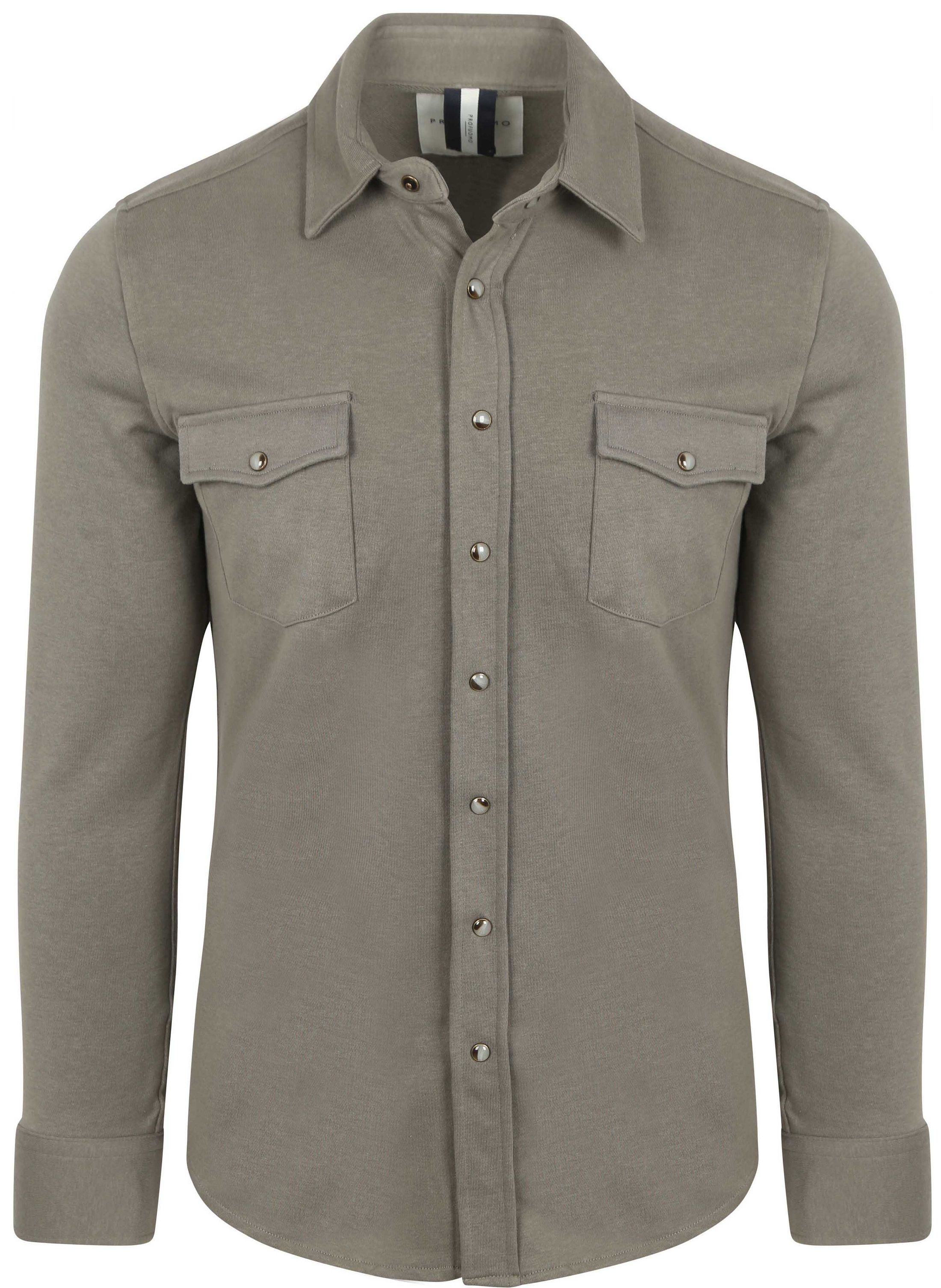 Profuomo Overshirt Western Jersey Olivengrøn PPWF10005G-Z