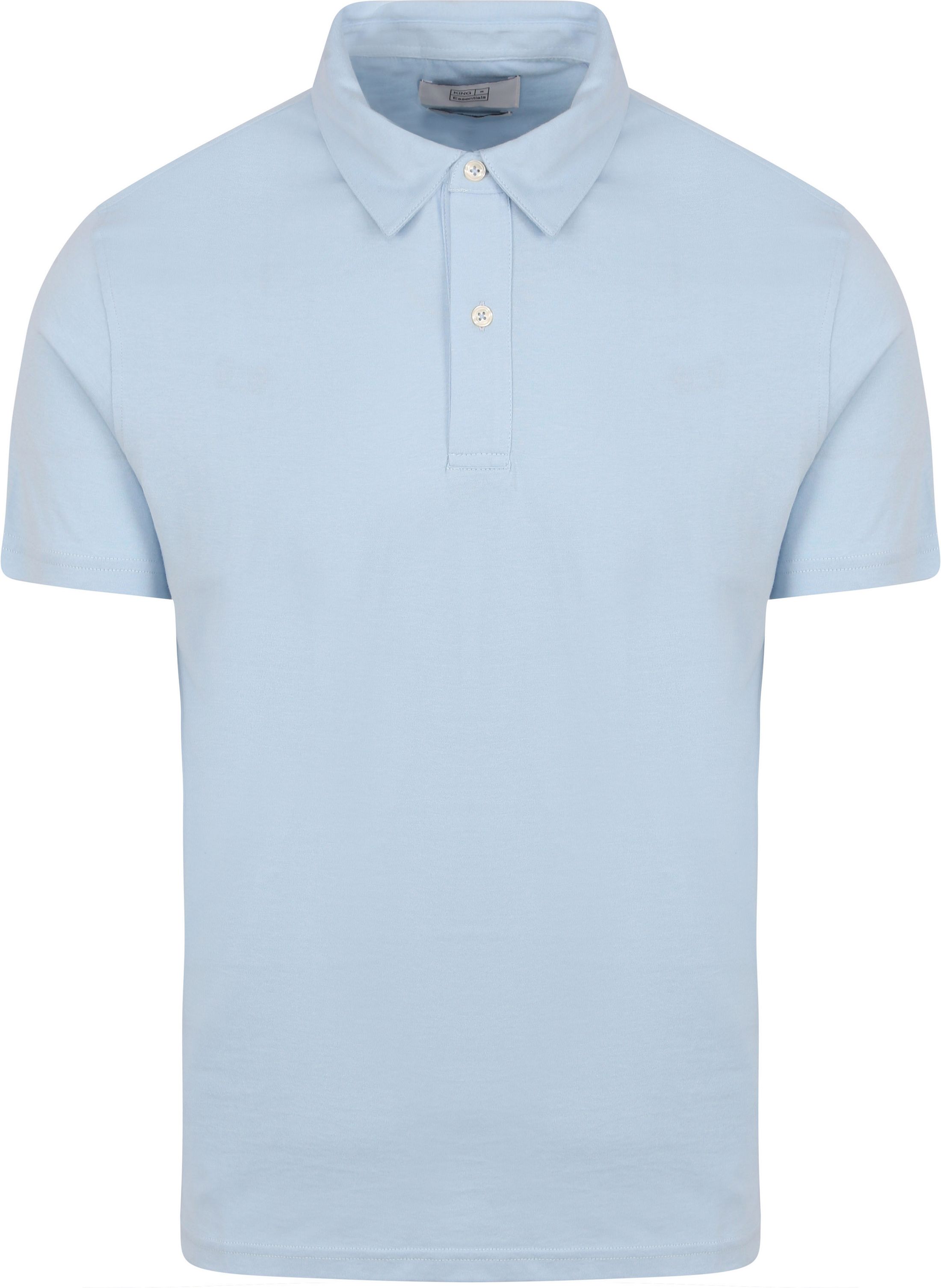 KING Essentials Det James Poloshirt Lyseblått KM111050002-B036T