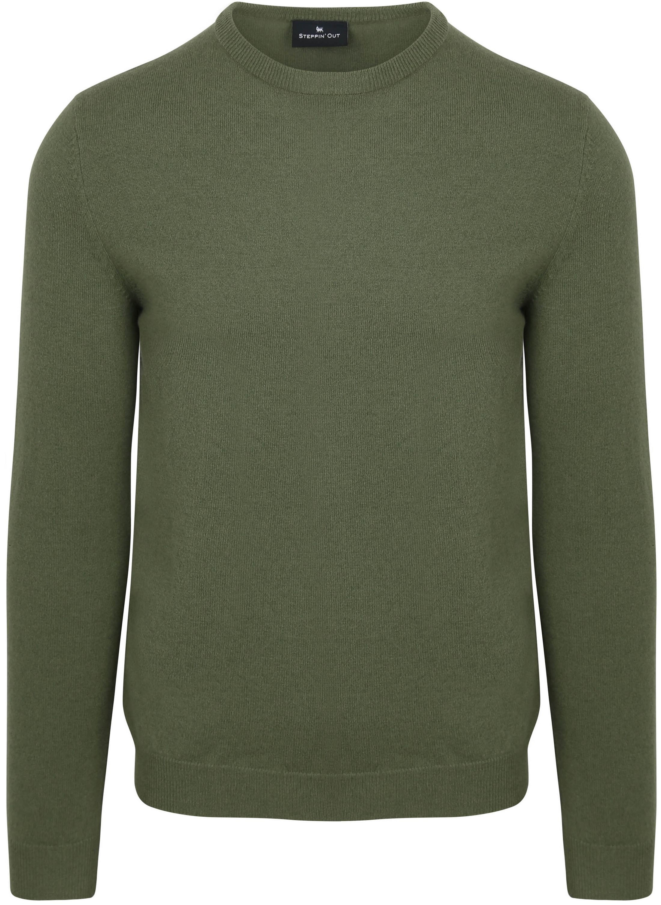 Steppin' Out Trøje Merinould Grøn PU-O-MRI-REF12-SO-25.02 Boxwood Olive