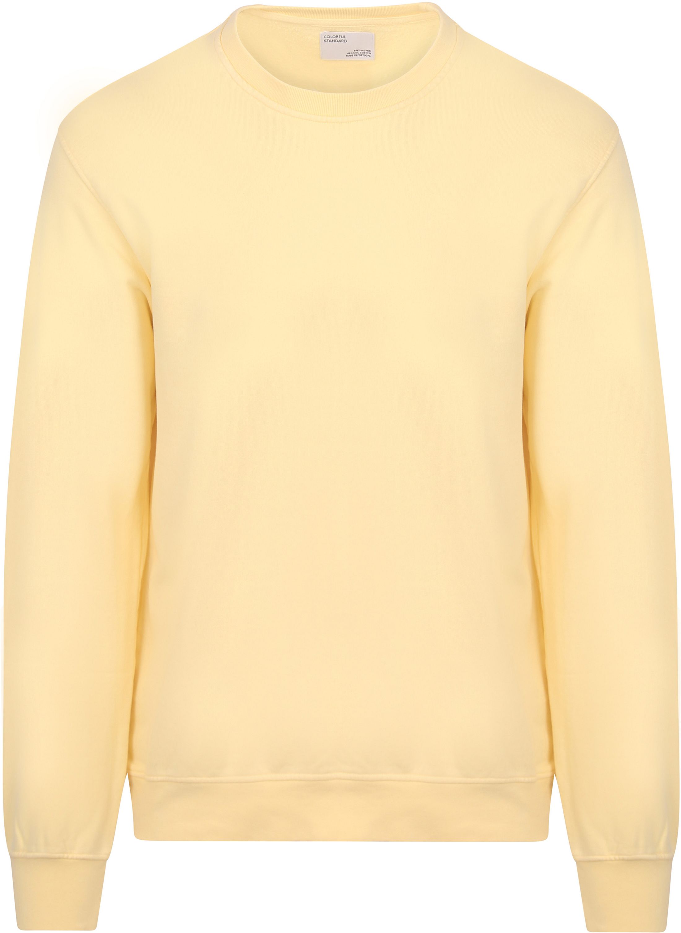 Colorful Standard Sweter Żółty CS1005 Soft Yellow 