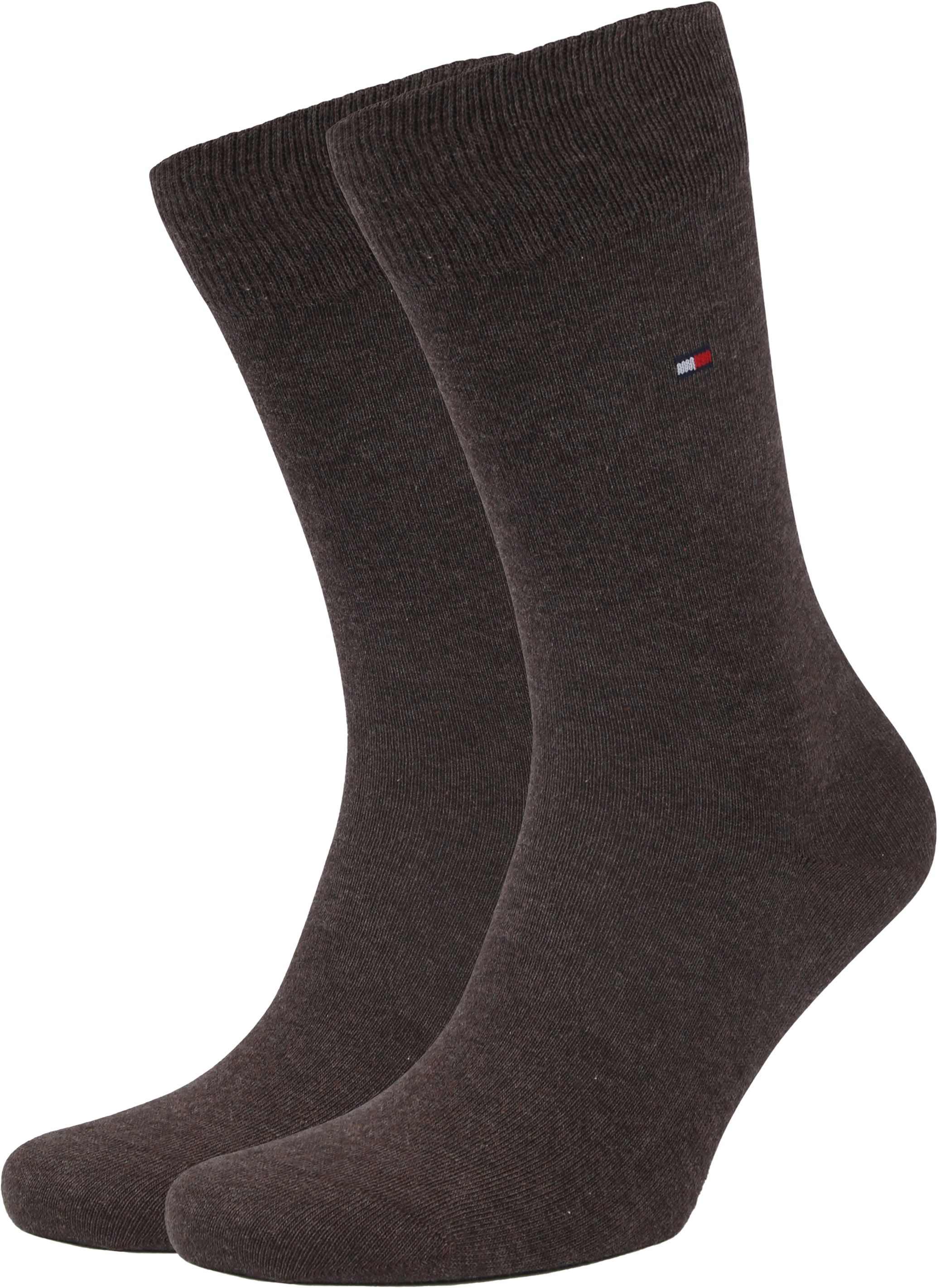 Tommy Hilfiger Chaussettes 2 Paires Mélange brun commander en ligne | 371111-778 | Suitable Luxembourg
