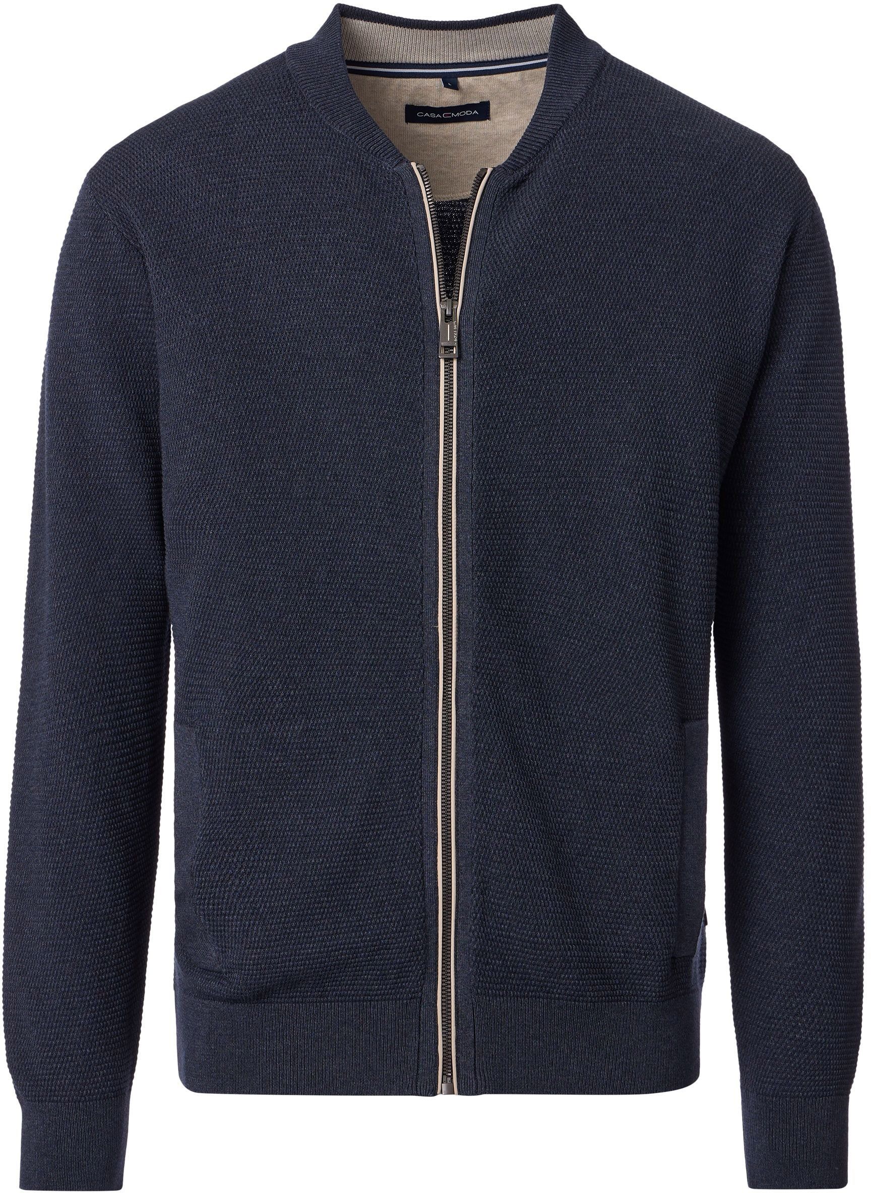 Casa Moda Pullover Zip Structure Navy order online | 454479100-198 | Suitable Hungary