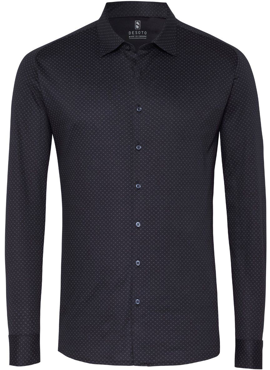 Desoto Skjorte med Trykk av Vinger Navy 78428-3-591