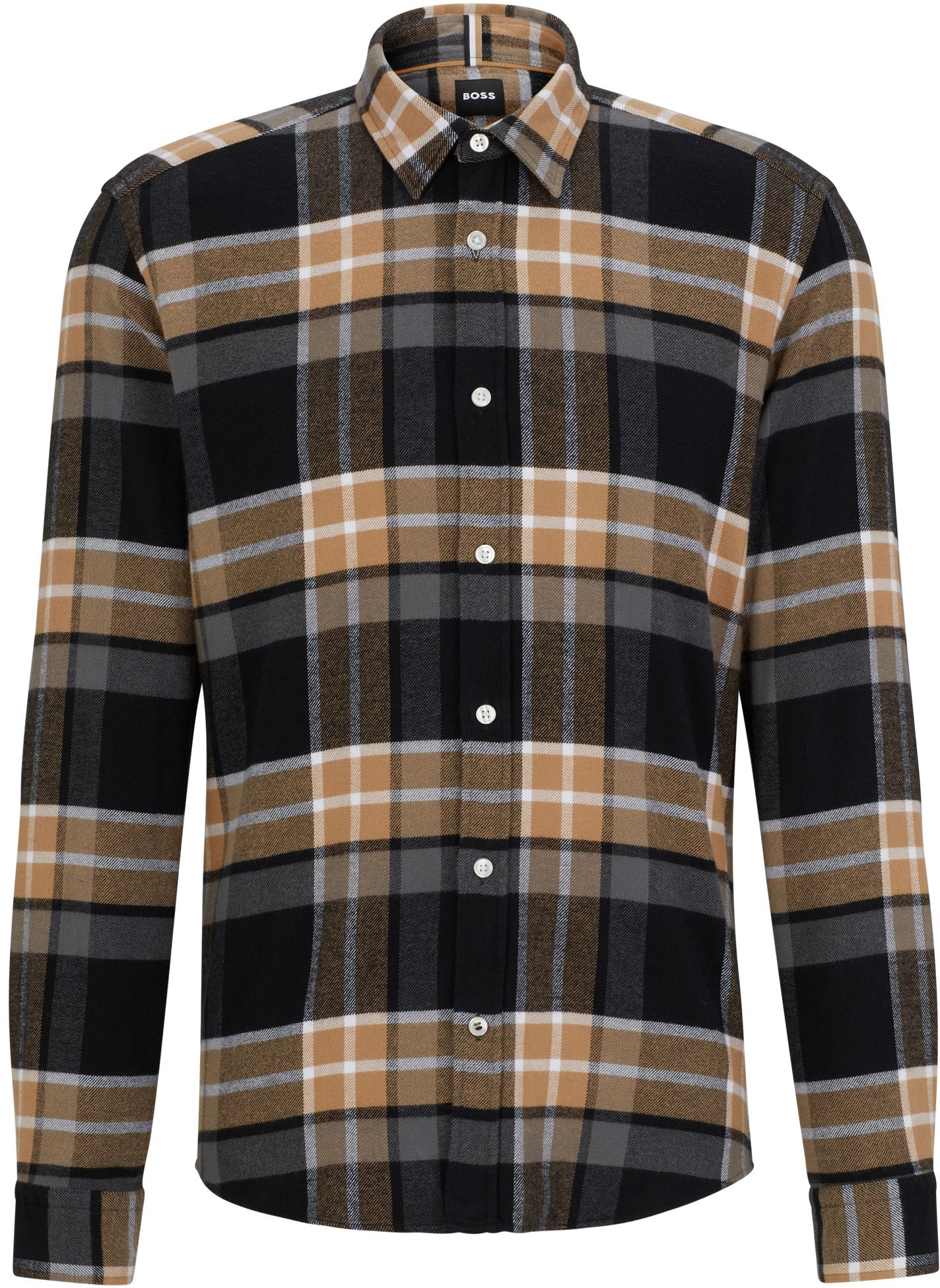 BOSS Liam Skjorta Beige 50503016-260