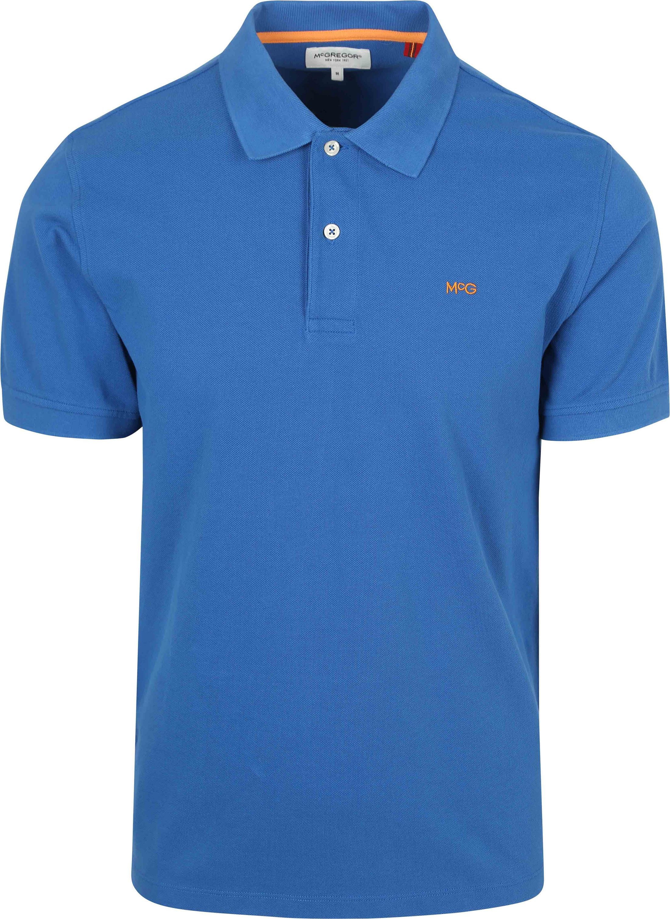 McGregor Piqu&eacute; Polo Koboltblå MM251.9001.01-2200