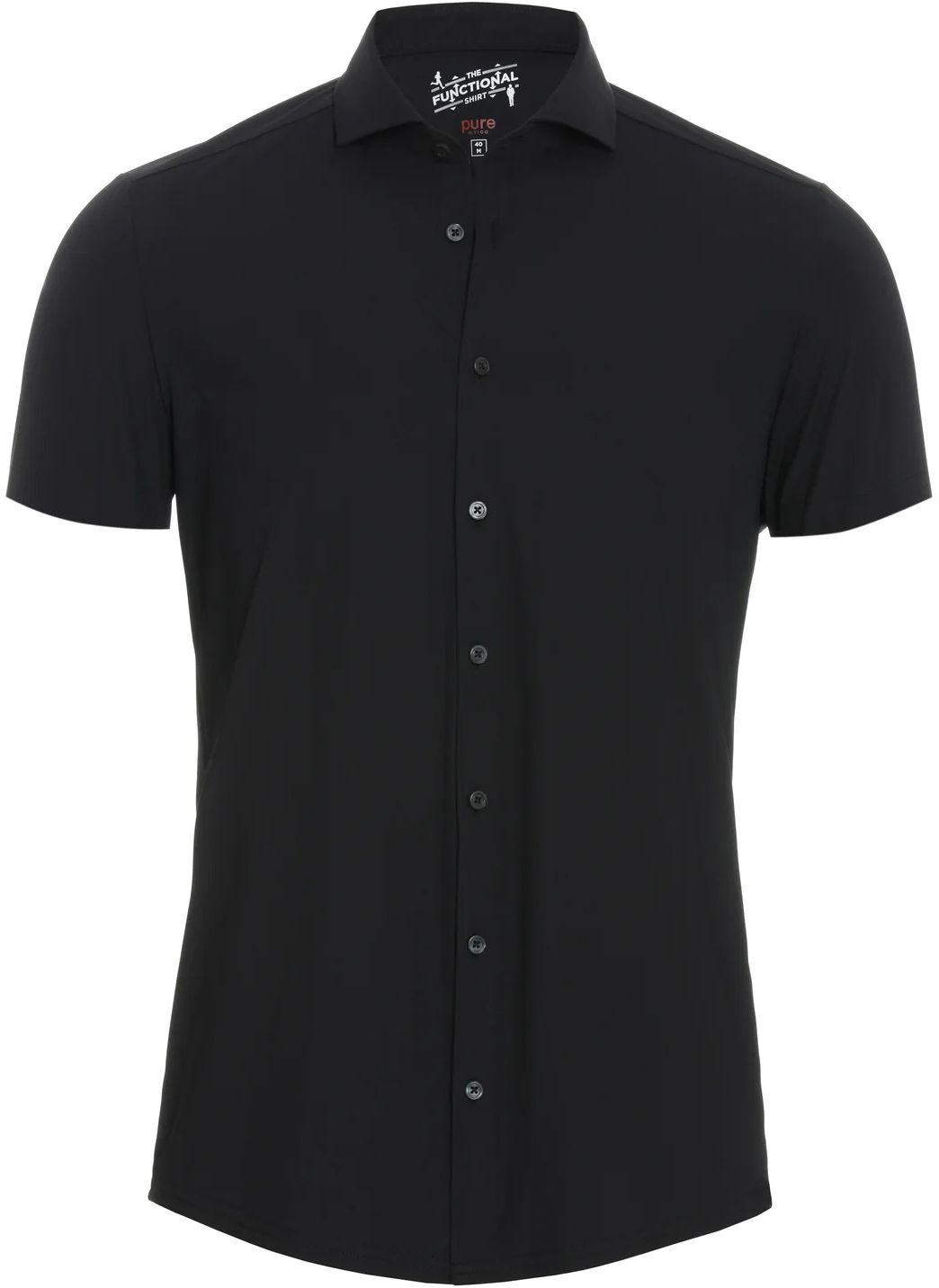 Pure Chemise Manches Courtes The Functional Bleu-Noir 3387-22150-001 commander en ligne | Suitable