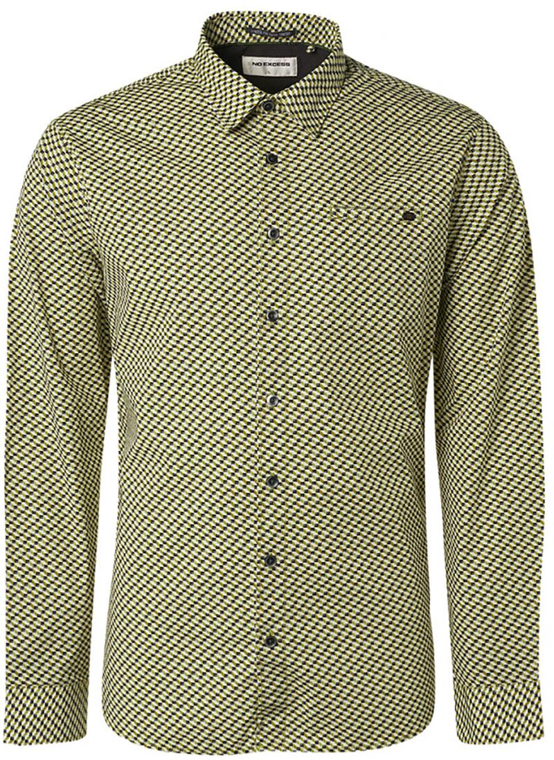 Køb No Excess Skjorte Tryk Grøn 21430716-055 | Suitable