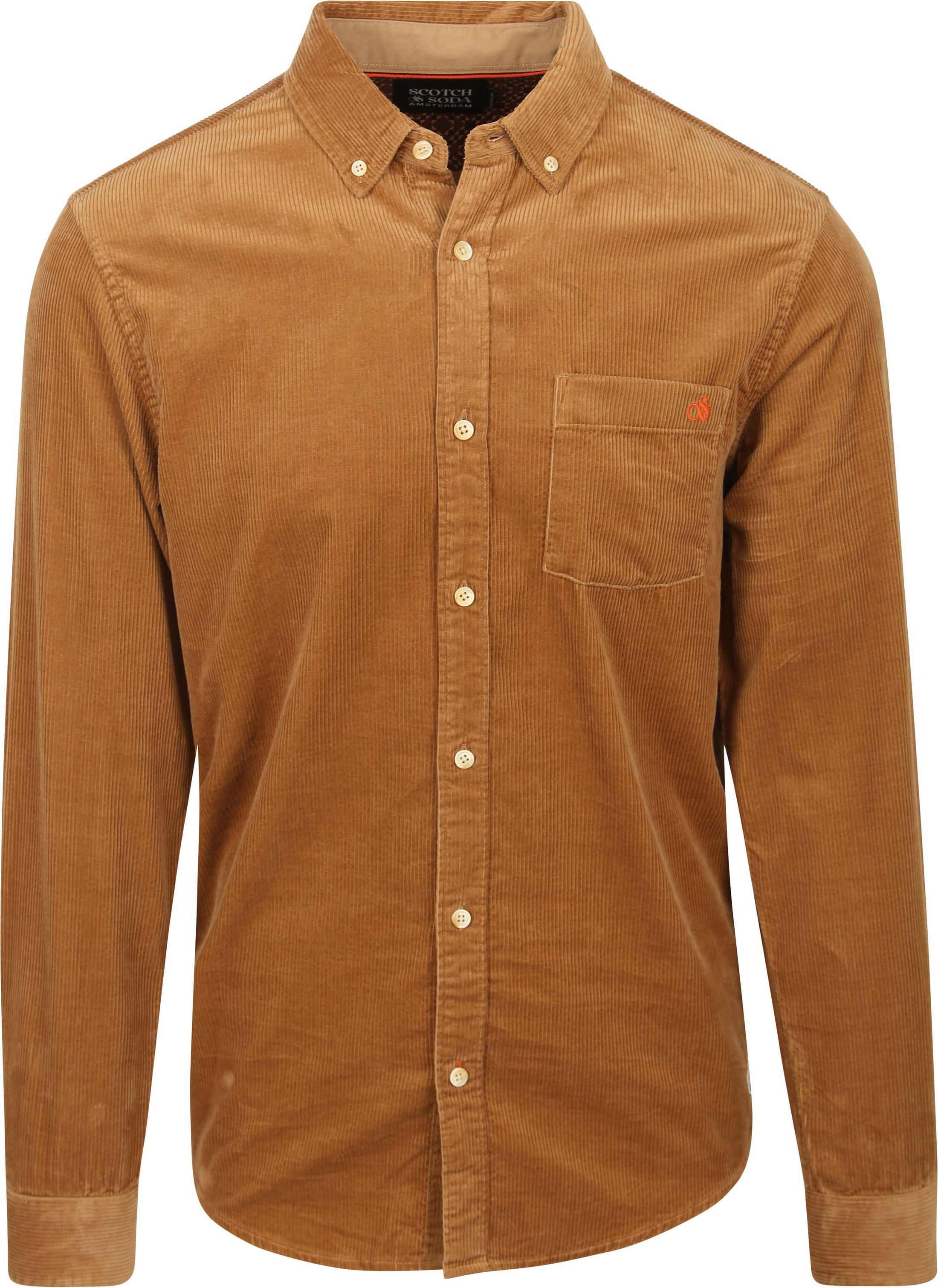 Scotch och Soda Corduroy Skjorta Brun 174525-0619 köp | Suitable