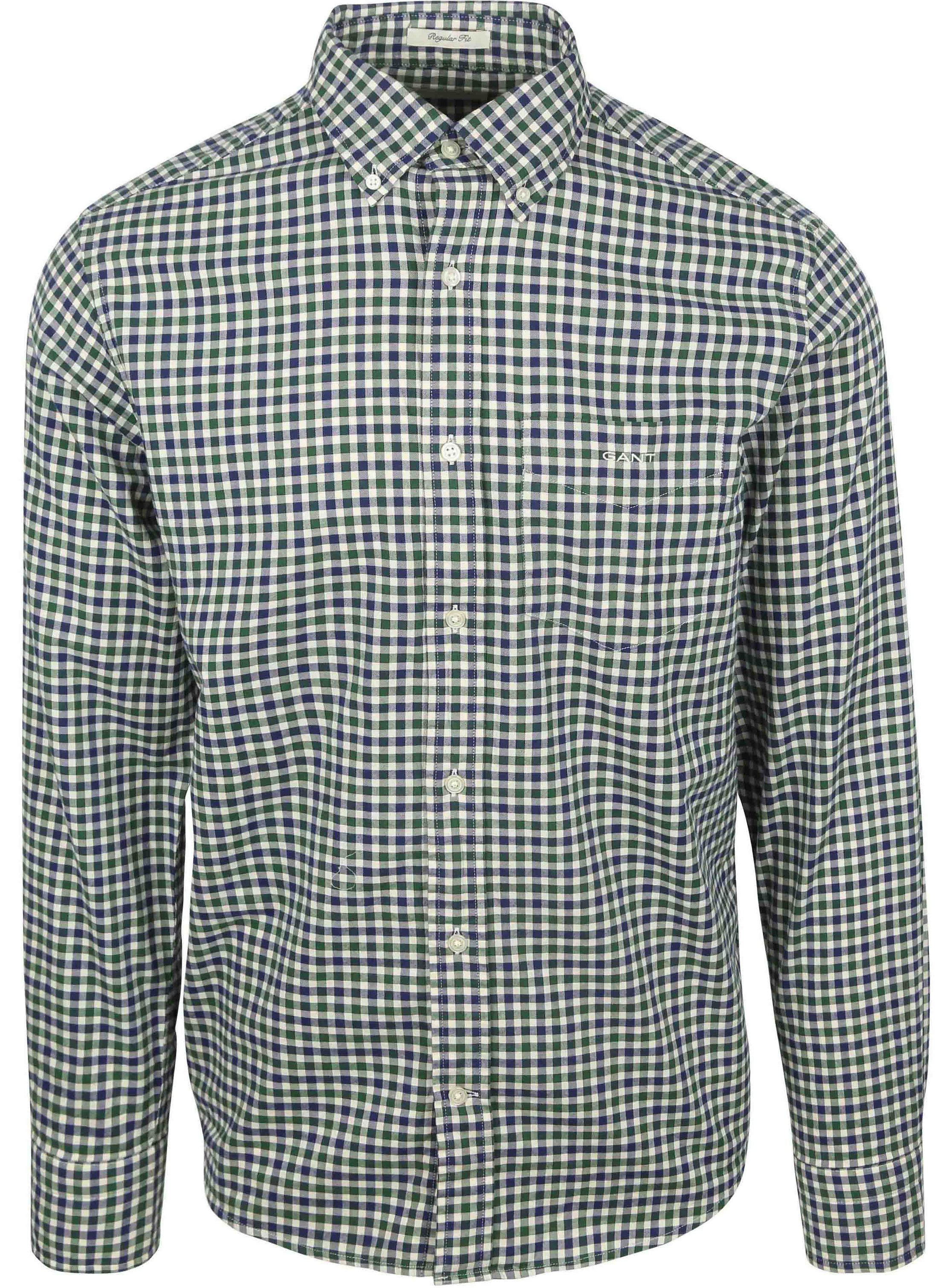 Gant Casual Hemd Twill Blau Grün 3250233-338 kaufen | Suitable