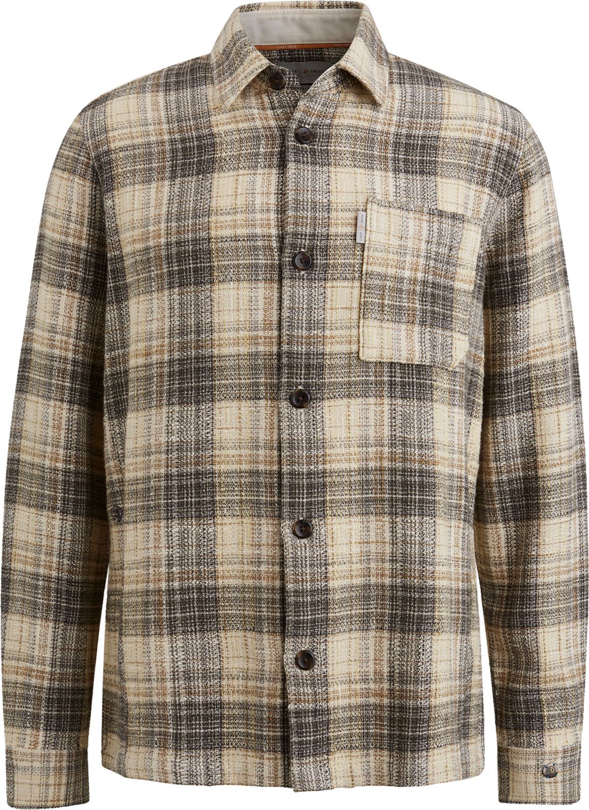 Køb Cast Iron Overshirt Rutet Grønne CSI2402207-6495 | Suitable