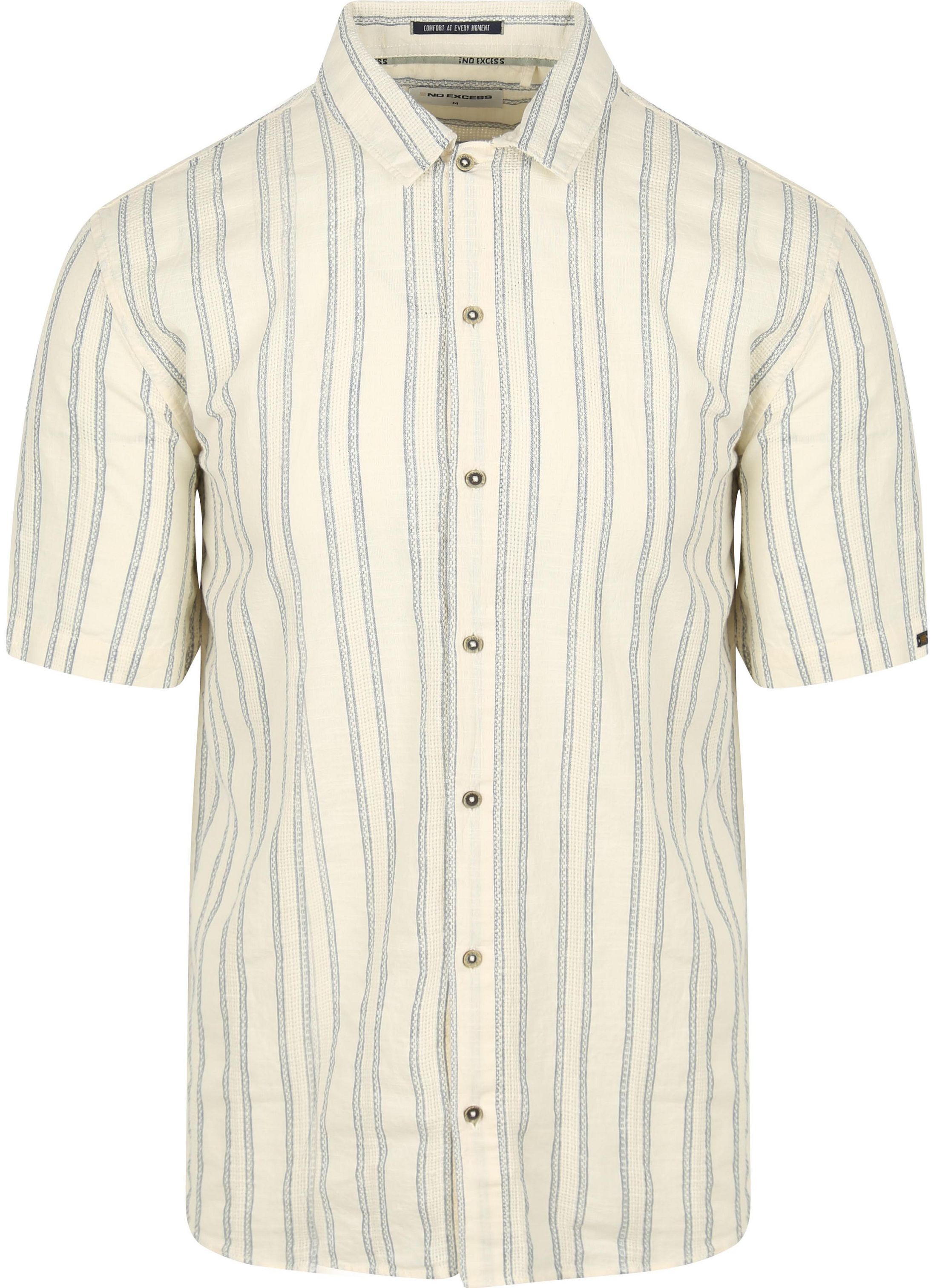 No Excess Short Sleeve Hemd Streifen Ecru 28460431-011 kaufen | Suitable